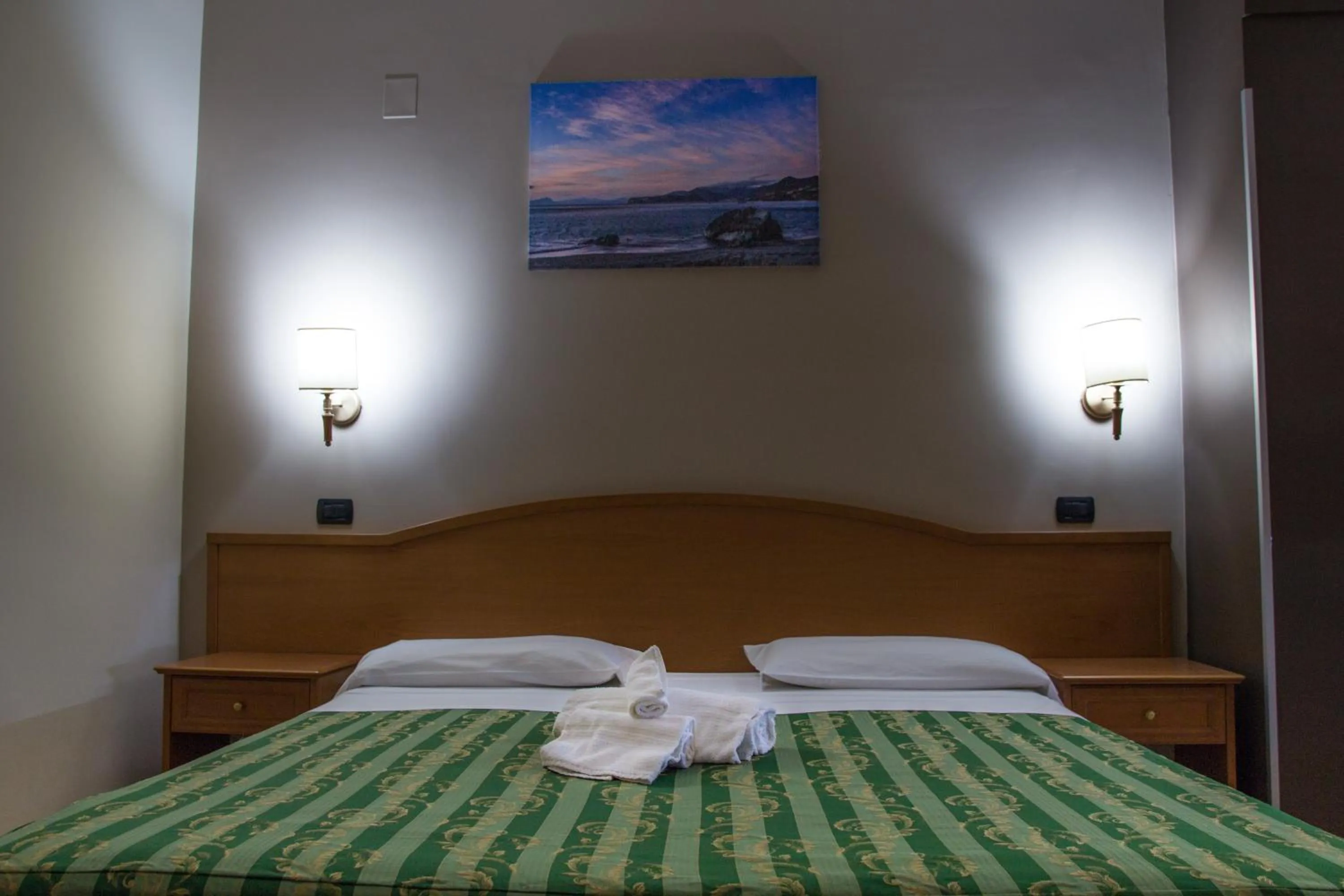 Bed in Hotel San Giorgio