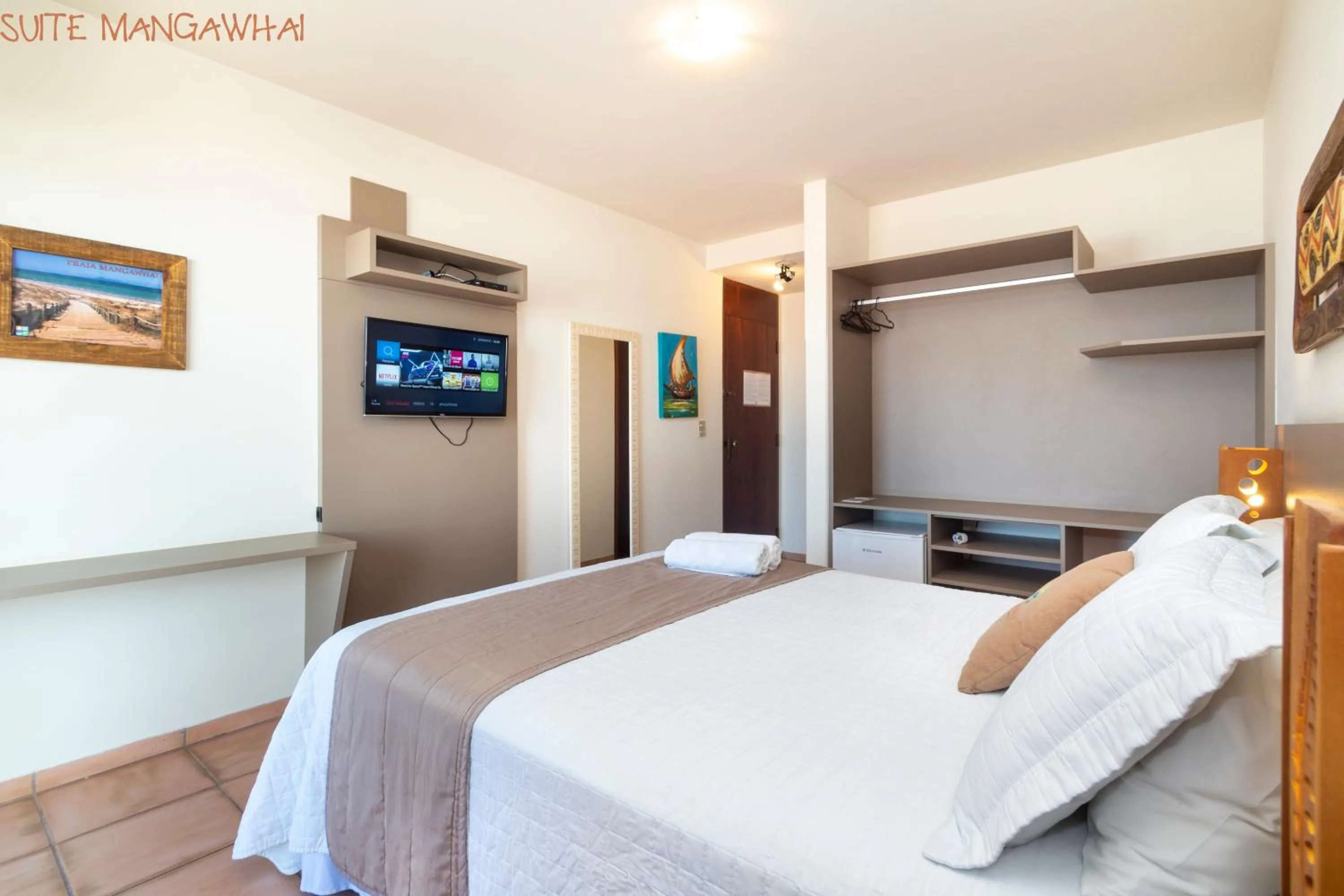 Bed in Pousada Kia Ora Bombinhas