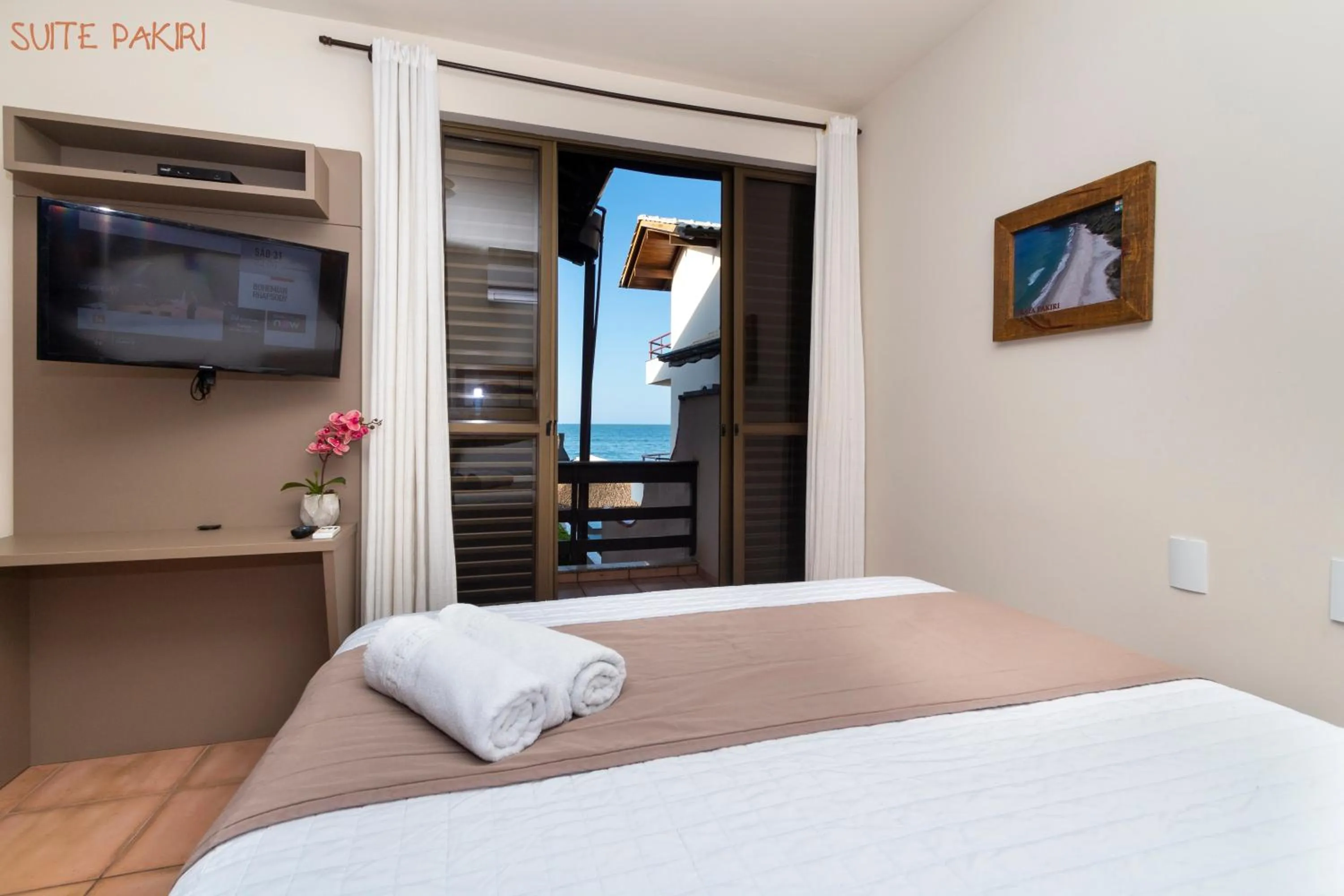 Bed in Pousada Kia Ora Bombinhas