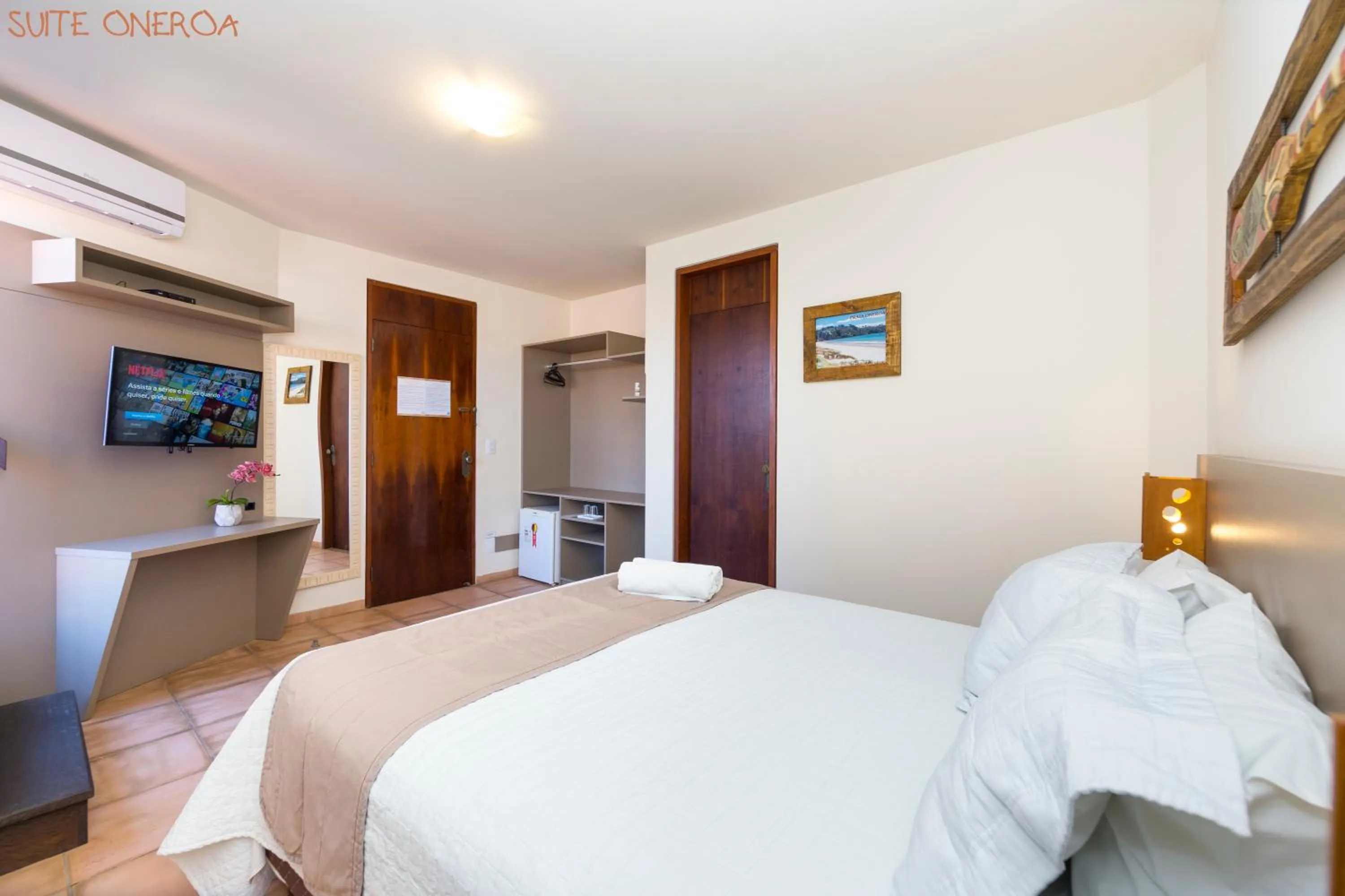 Bed in Pousada Kia Ora Bombinhas