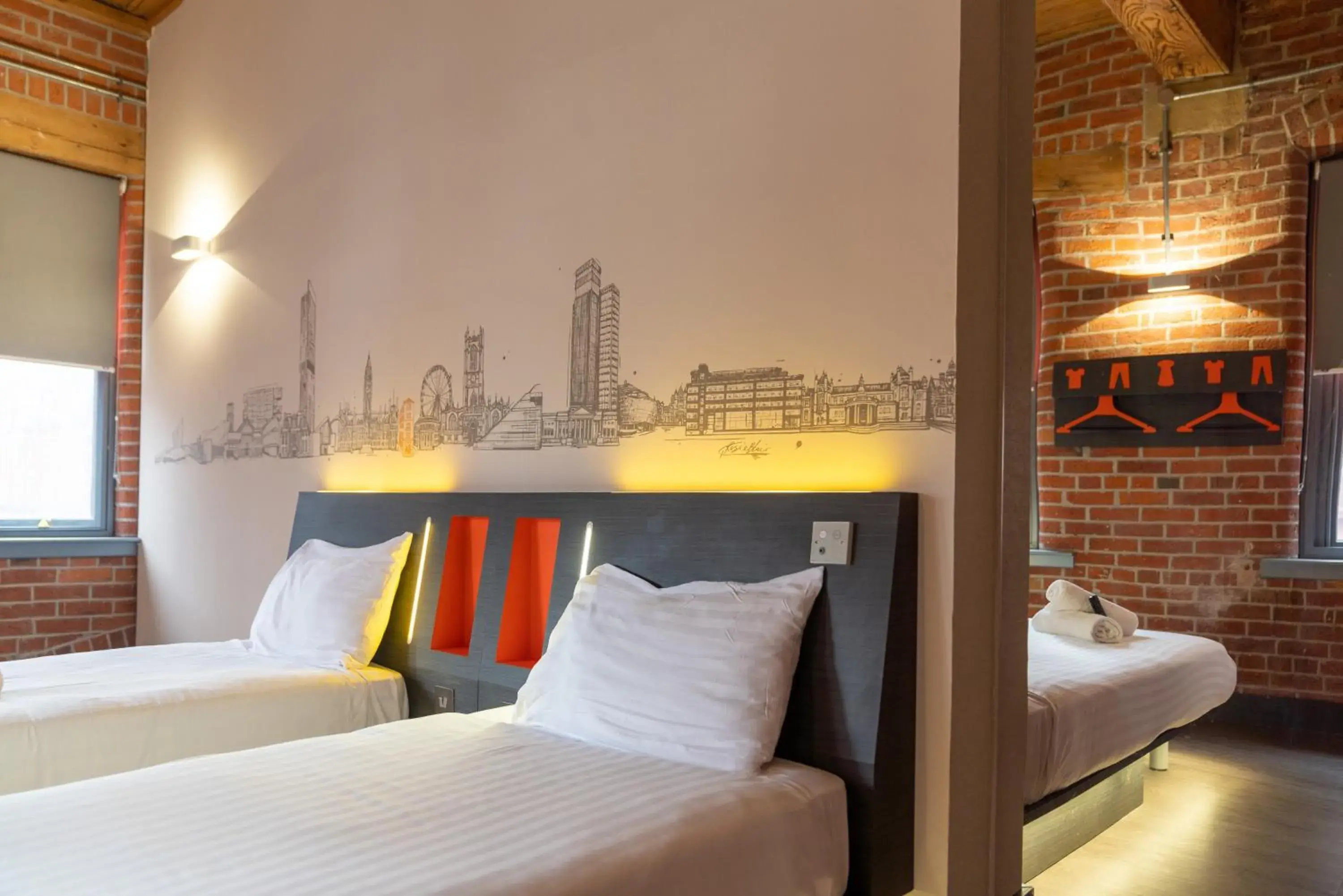 Twin Room - Disability Access in easyHotel Manchester Twin Room - Disability Access in easyHotel Manchester