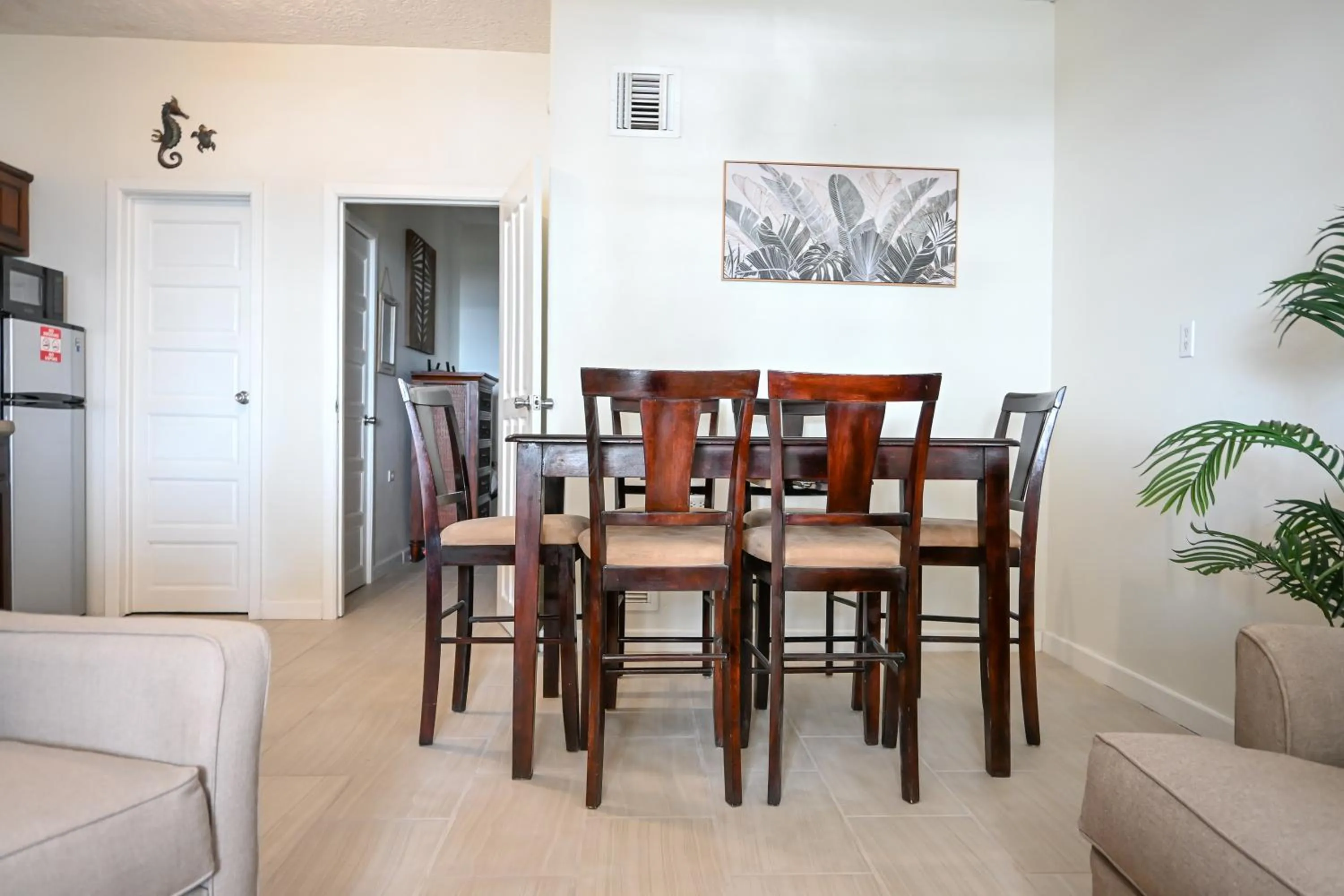 Dining area in The Palapa House