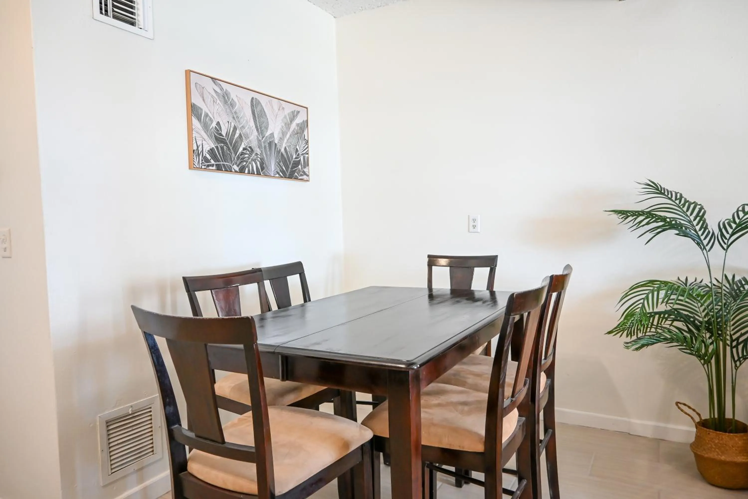 Dining area in The Palapa House