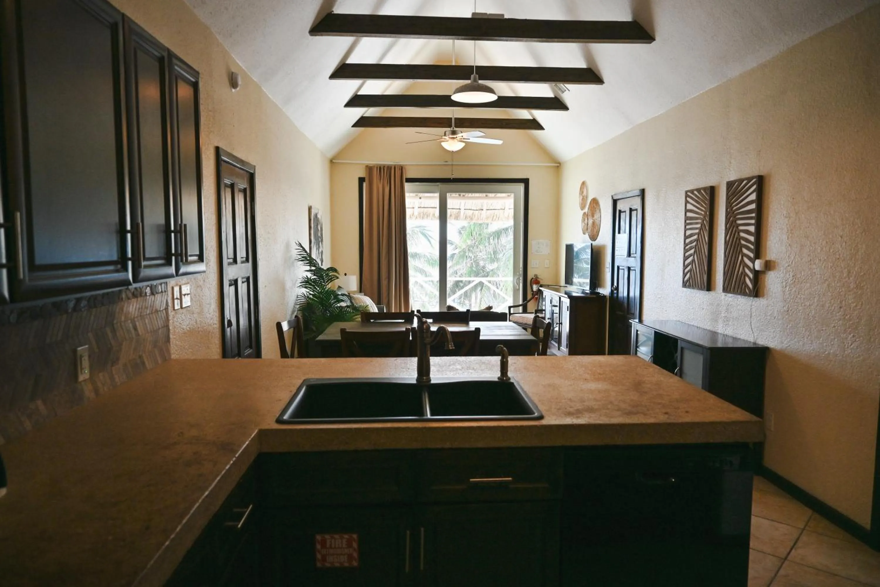 Dining area in The Palapa House