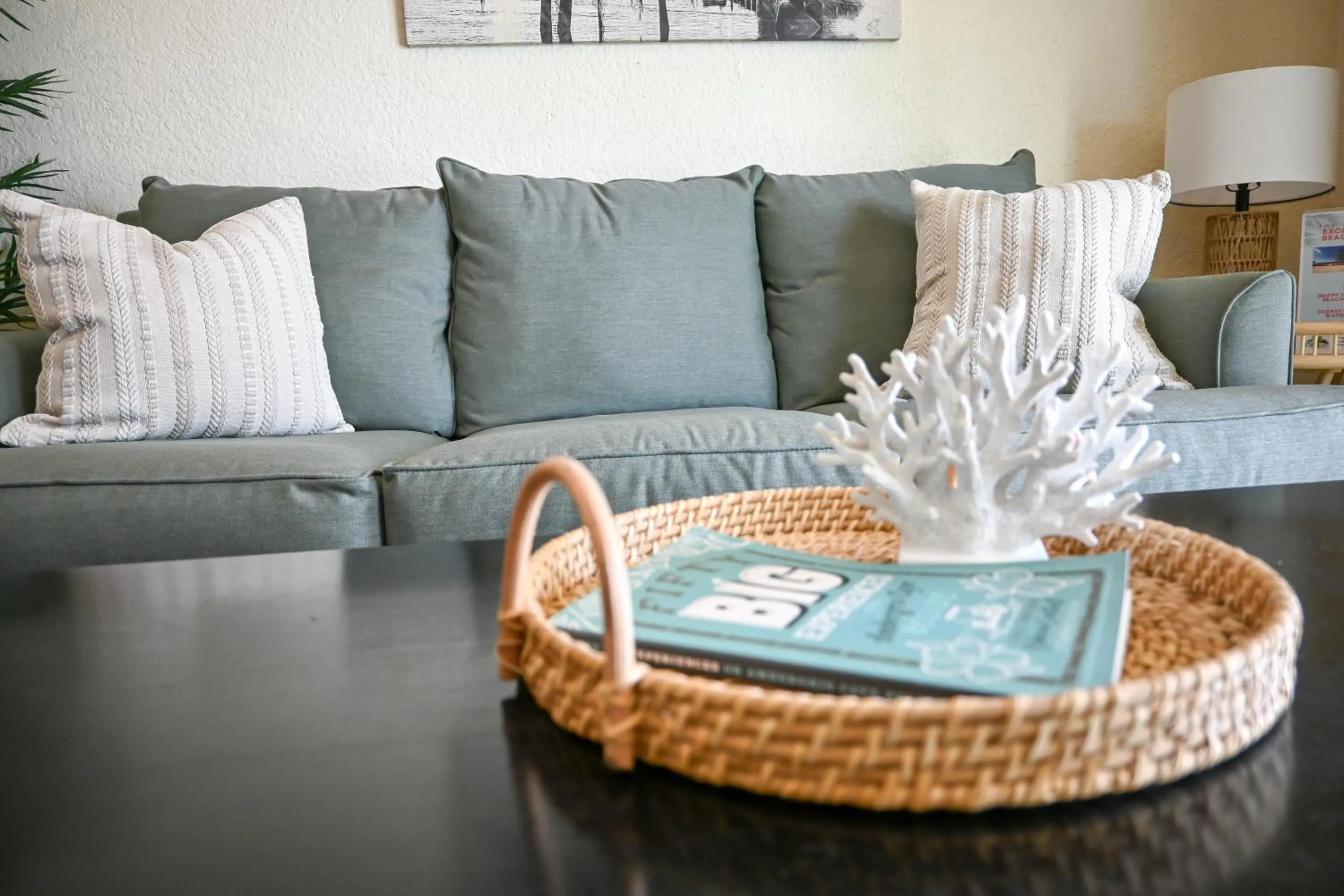 Living room in The Palapa House