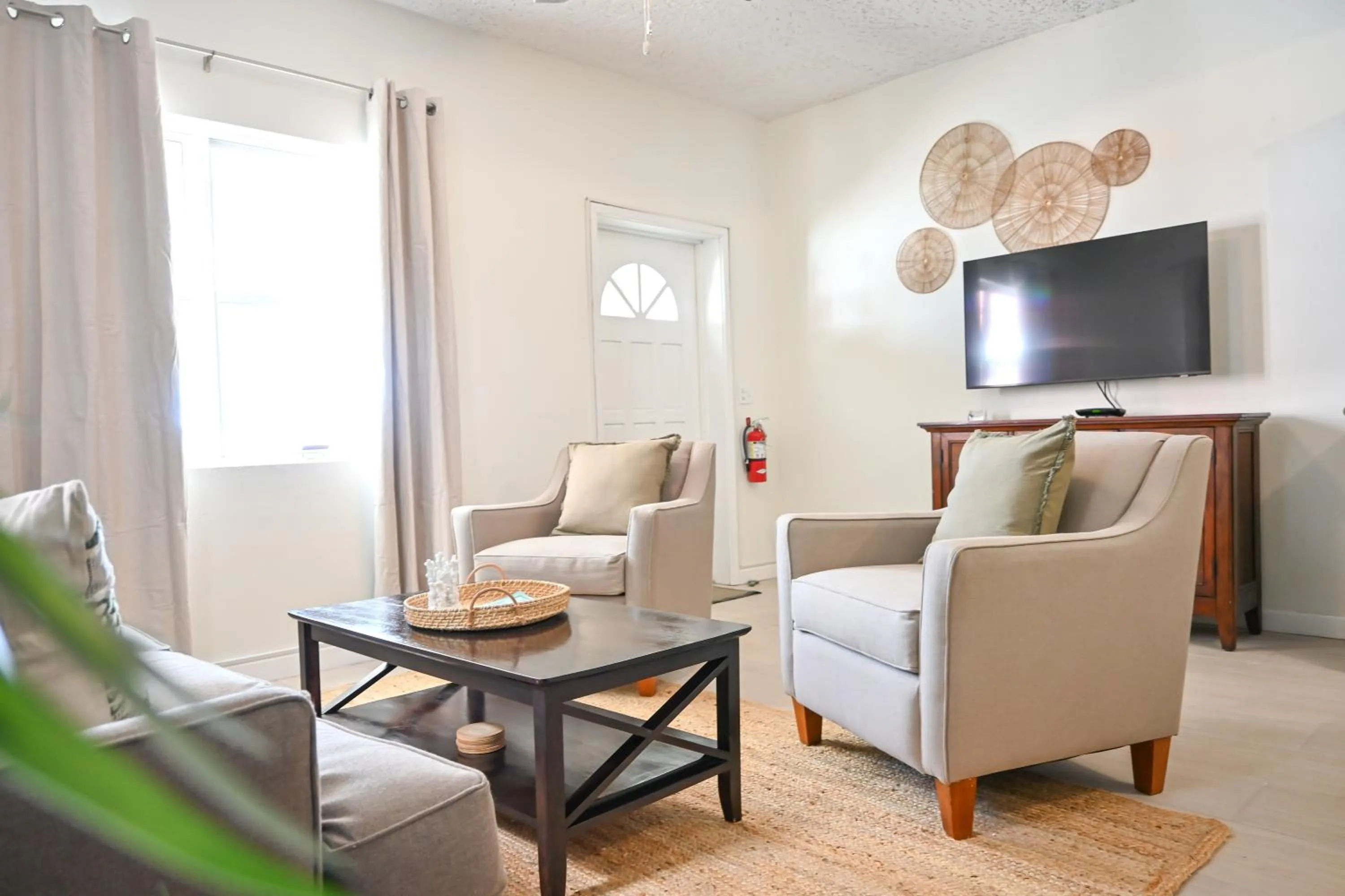 Living room in The Palapa House