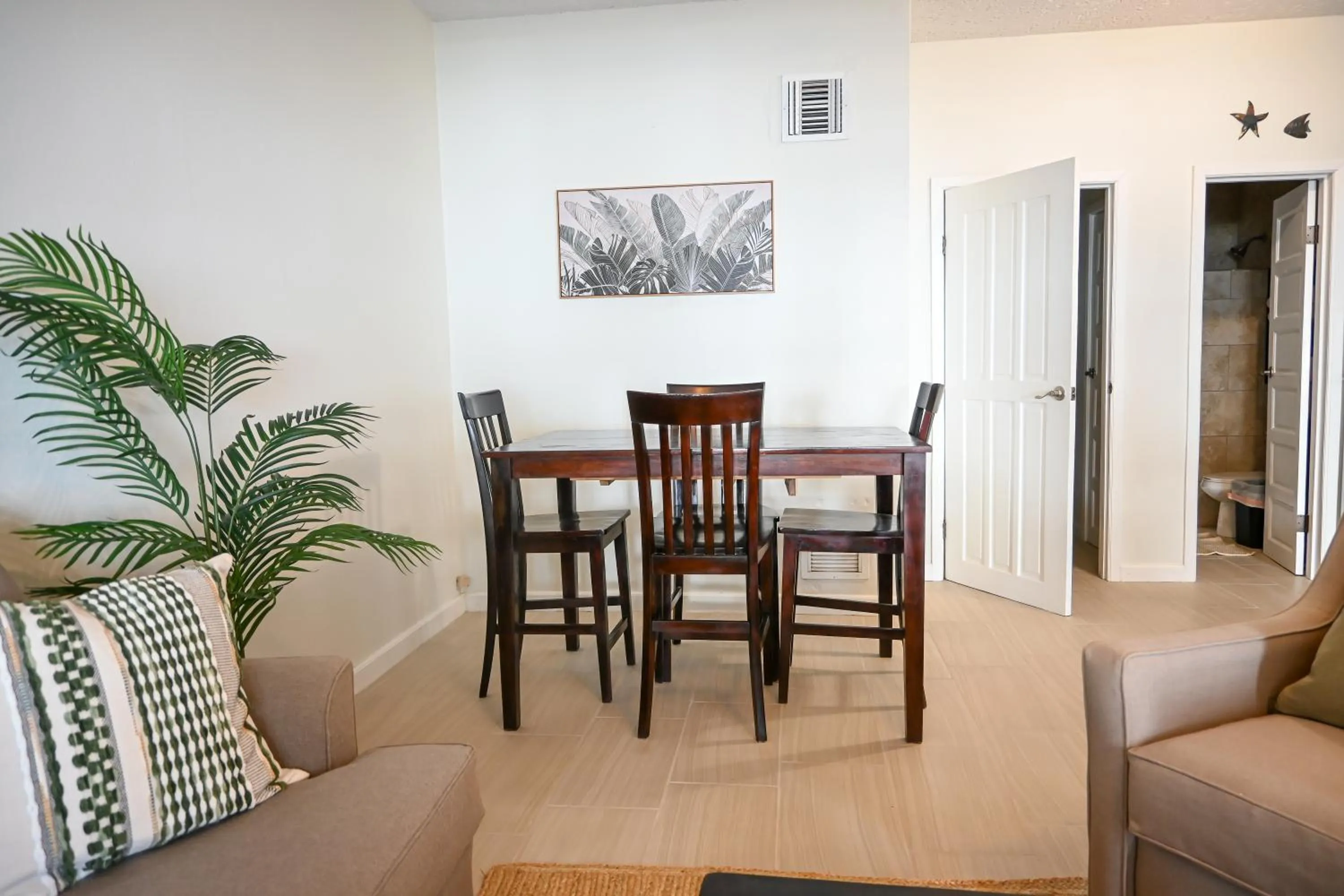 Dining area in The Palapa House