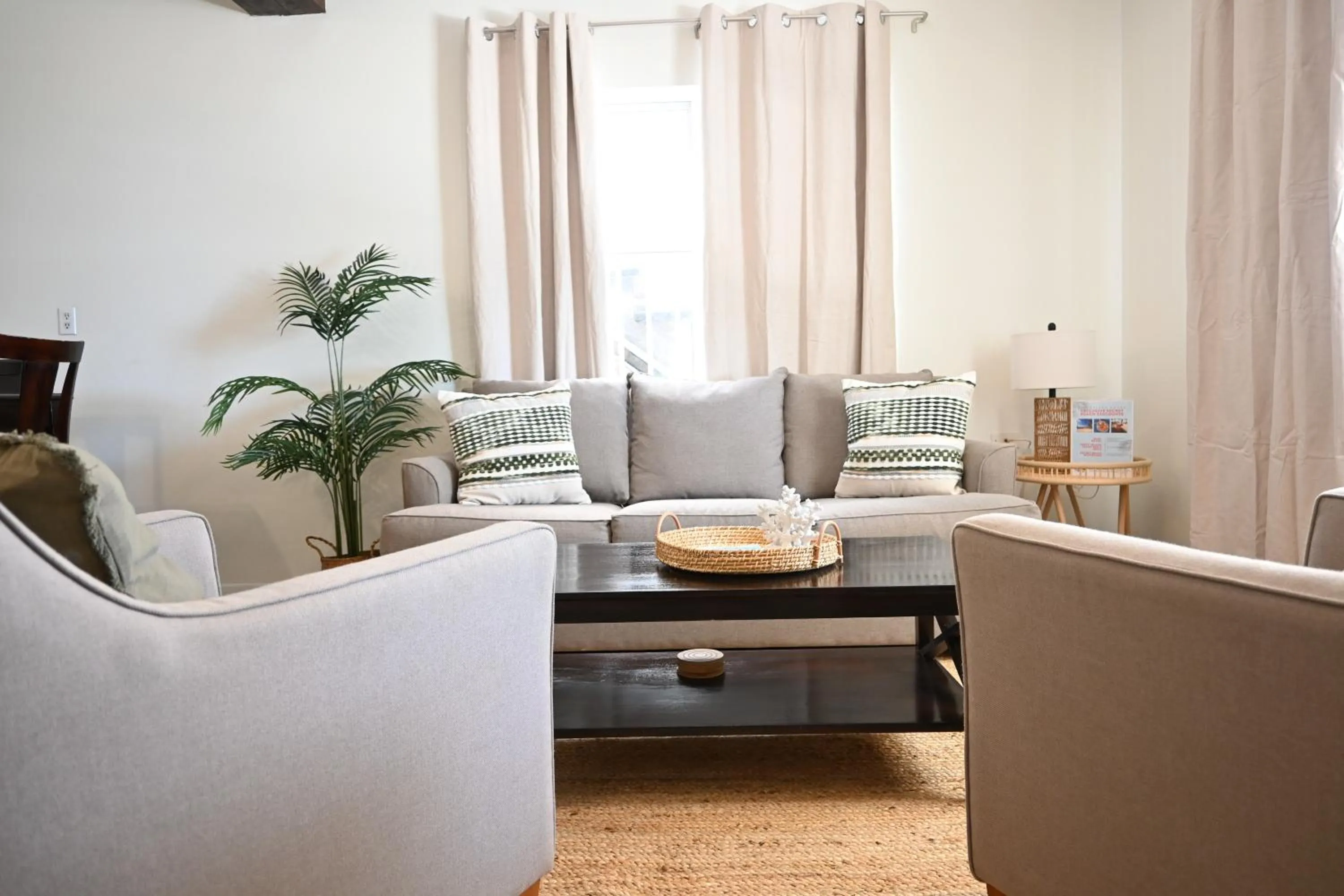 Living room in The Palapa House