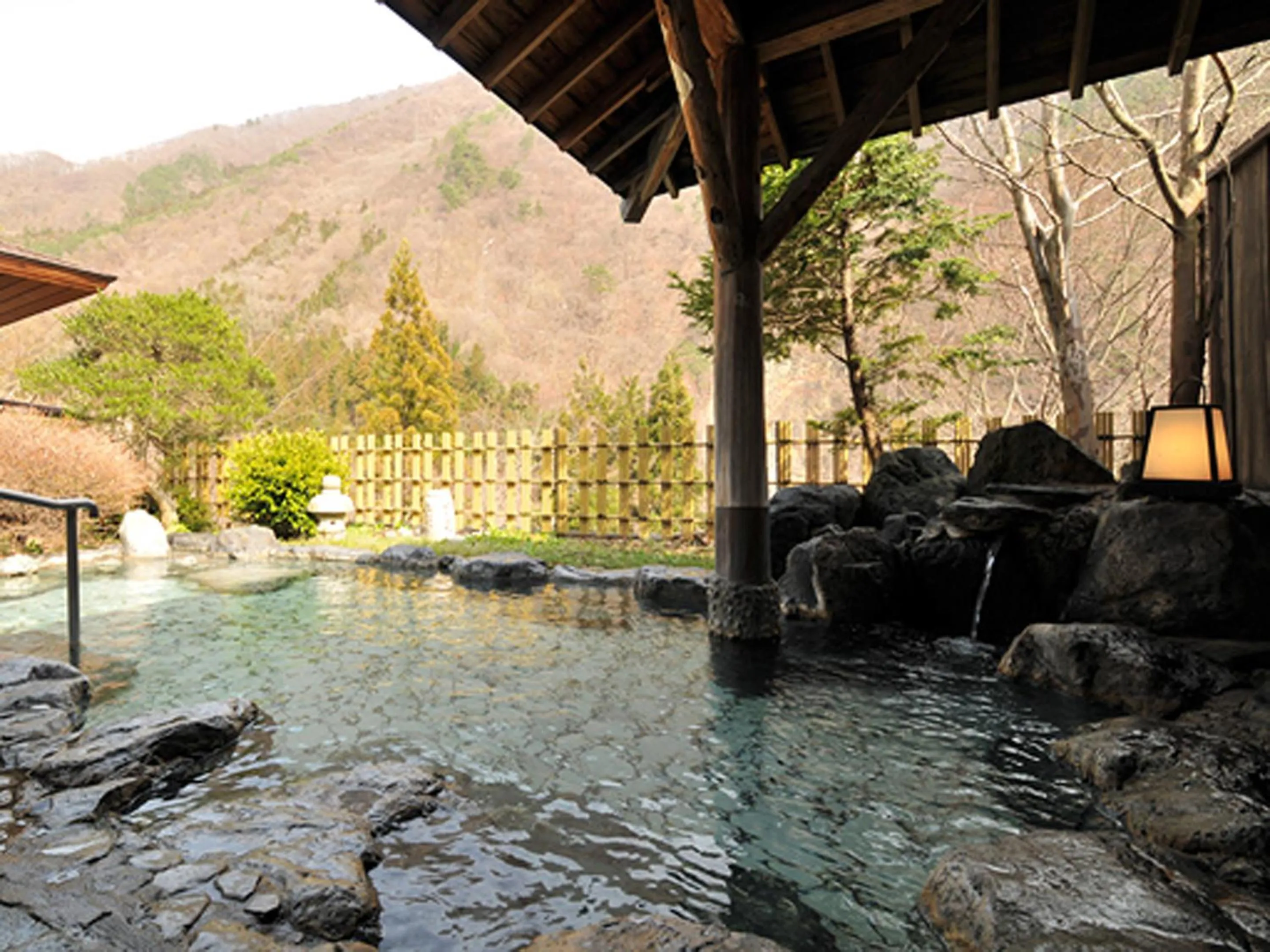 Open Air Bath in Ginshotei Awashima