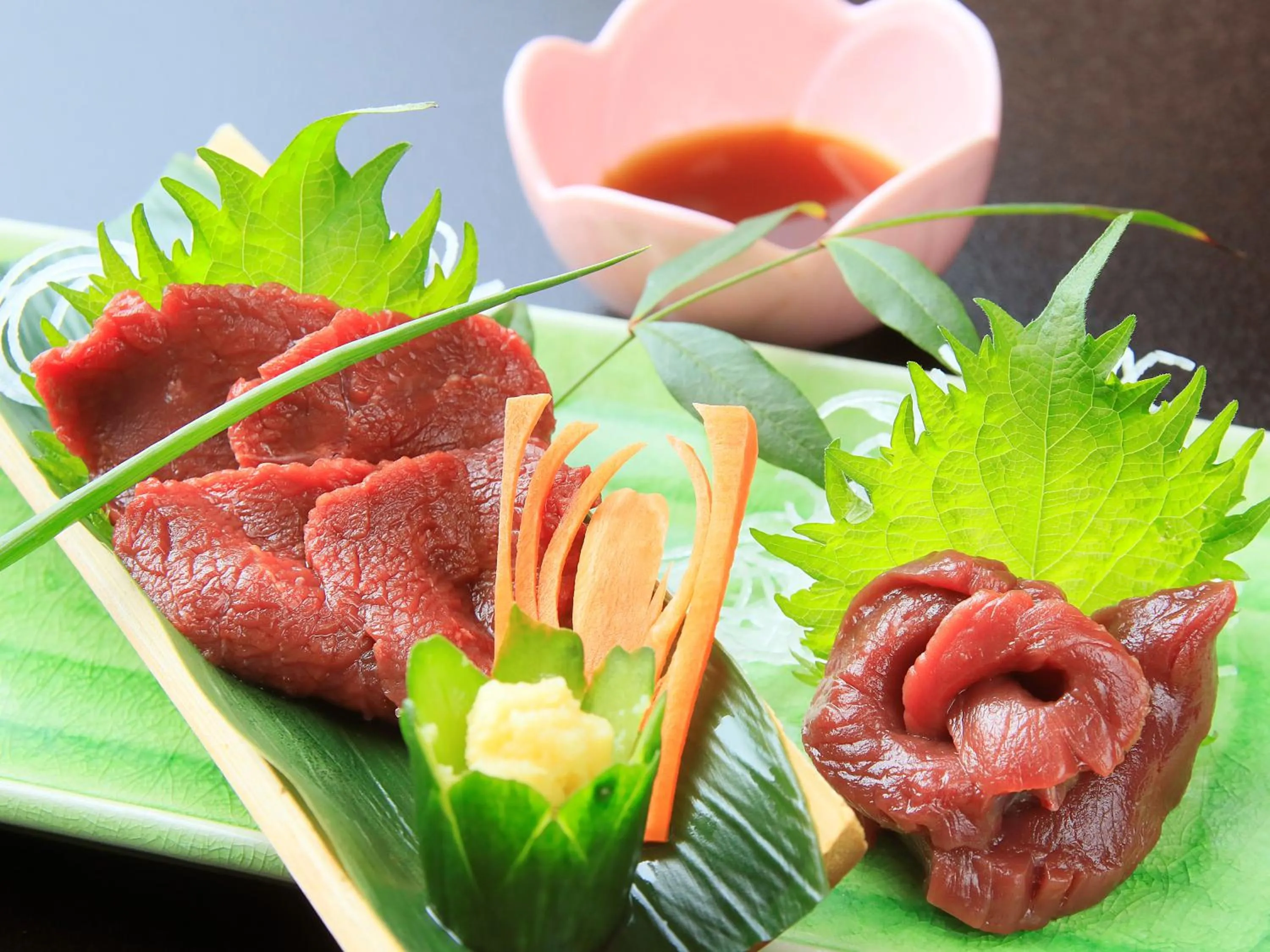 Food close-up in Ginshotei Awashima