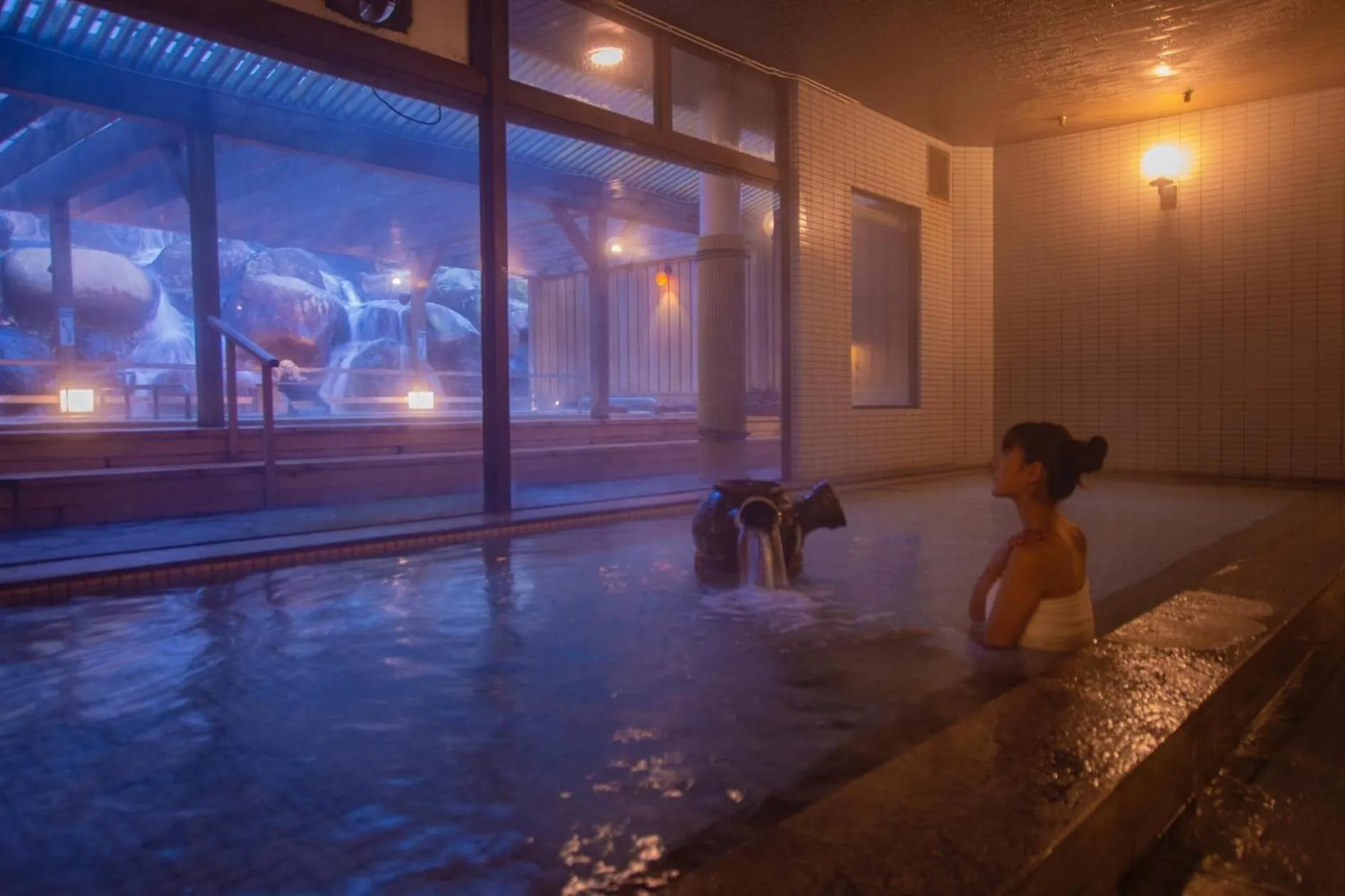 Public Bath in Mashikokan Satoyama Resort Hotel