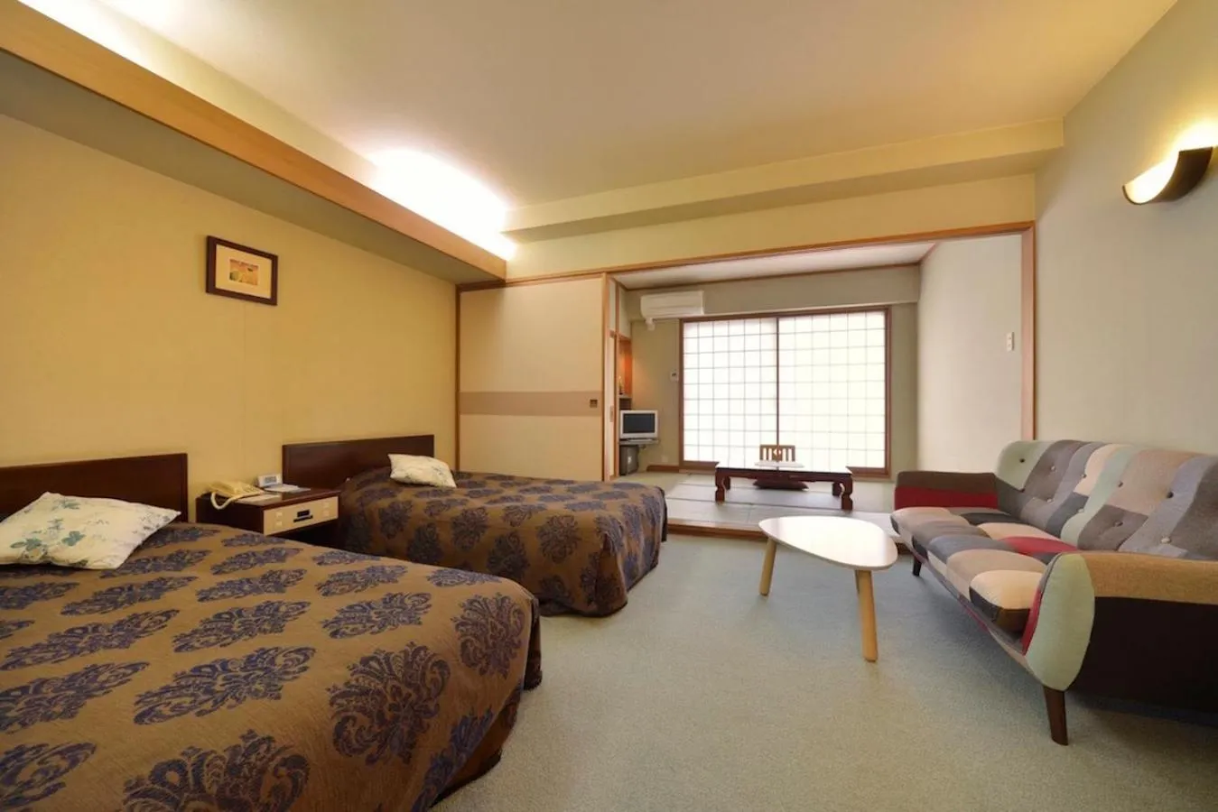 Photo of the whole room, Bed in Mashikokan Satoyama Resort Hotel