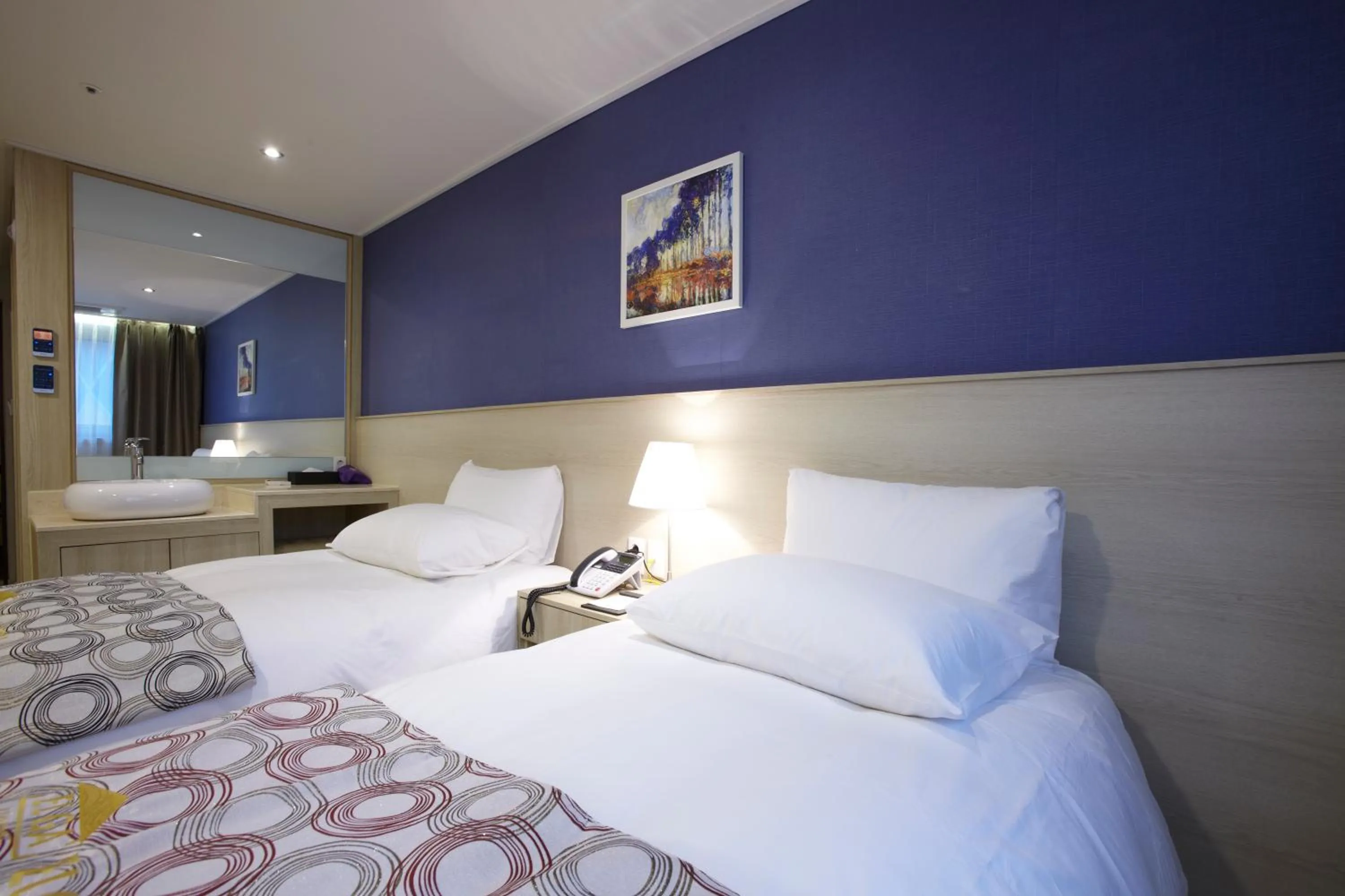 Bedroom, Bed in Hotel Sopra Incheon Cheongna