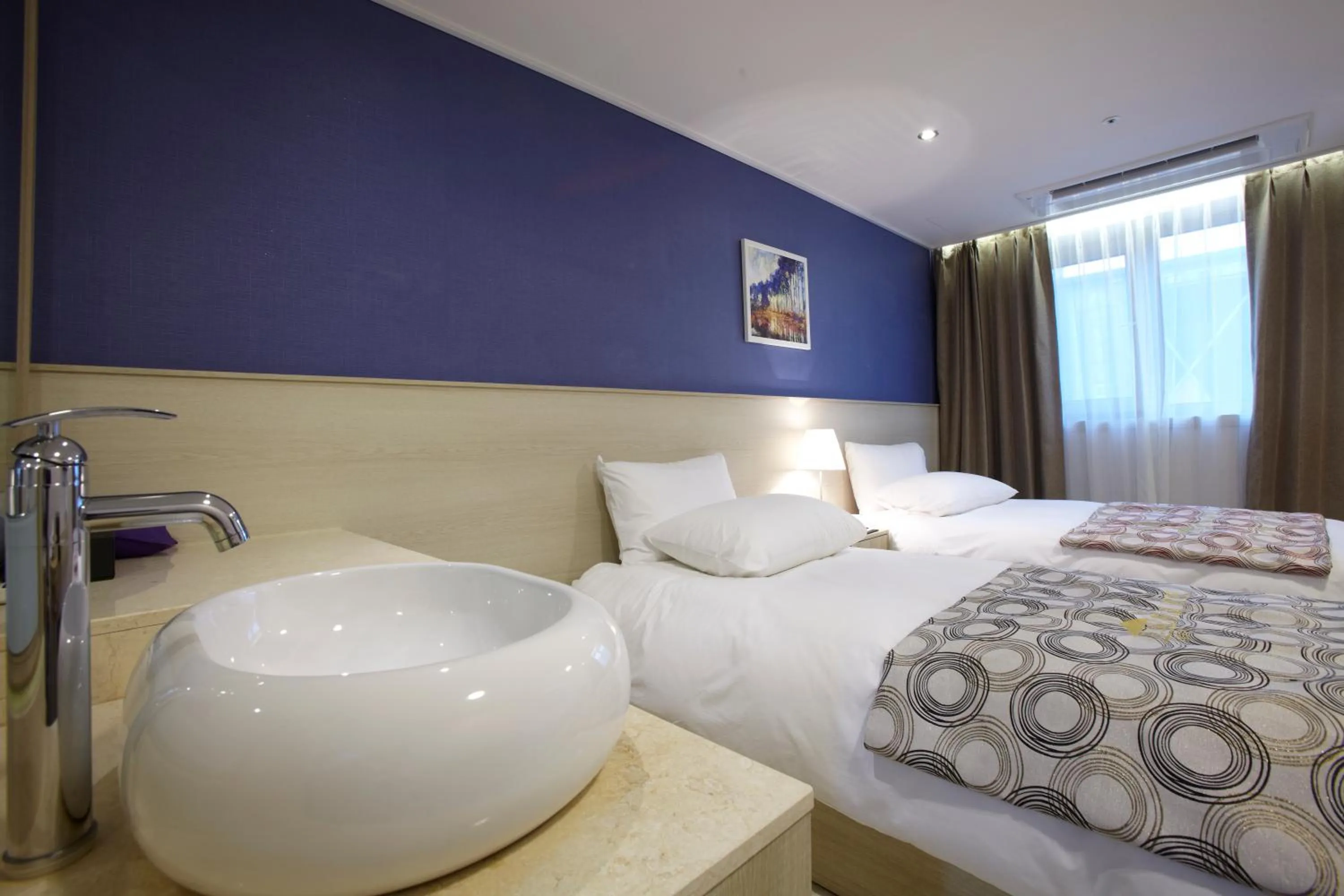 Bedroom, Bed in Hotel Sopra Incheon Cheongna