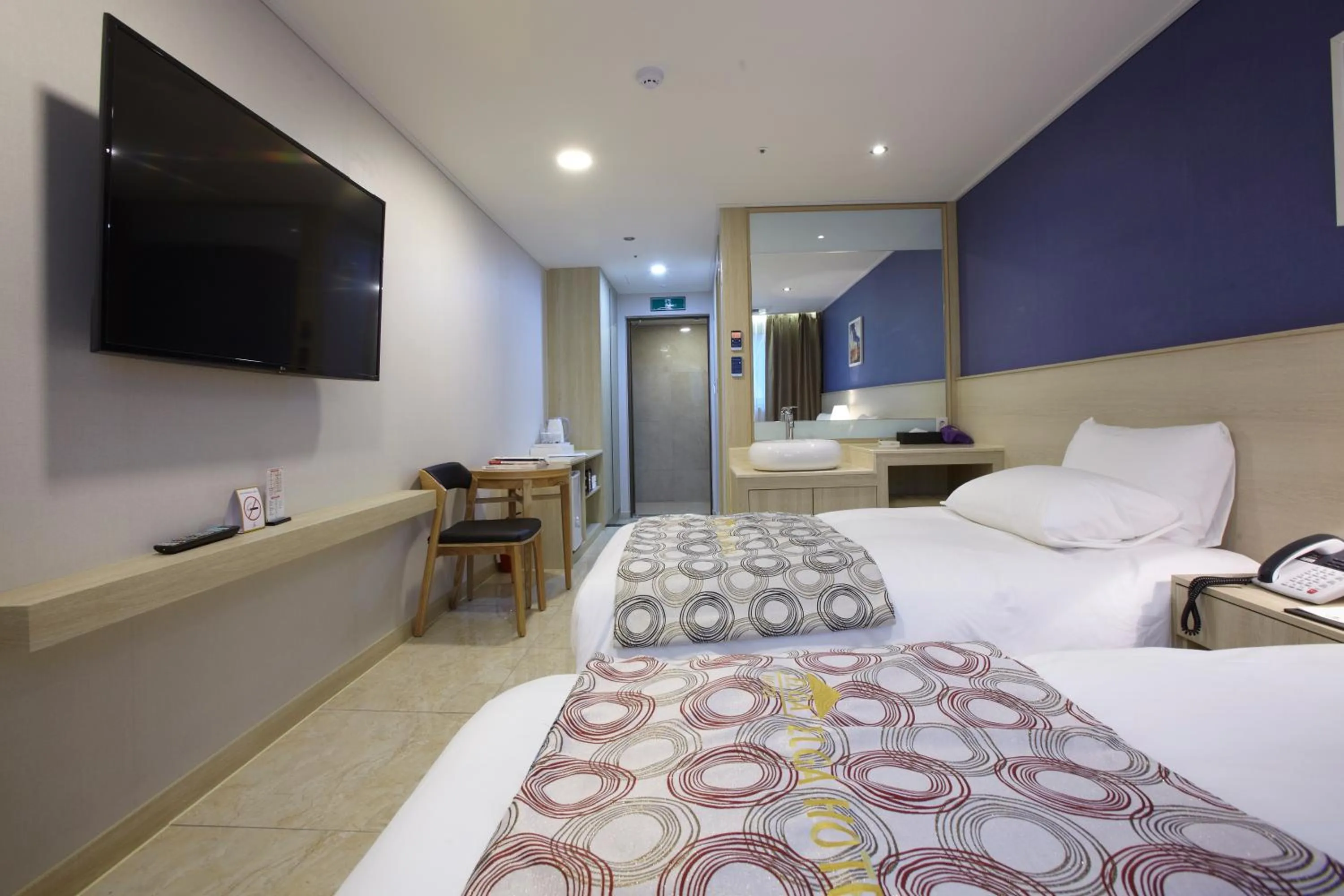 Bedroom, Bed in Hotel Sopra Incheon Cheongna