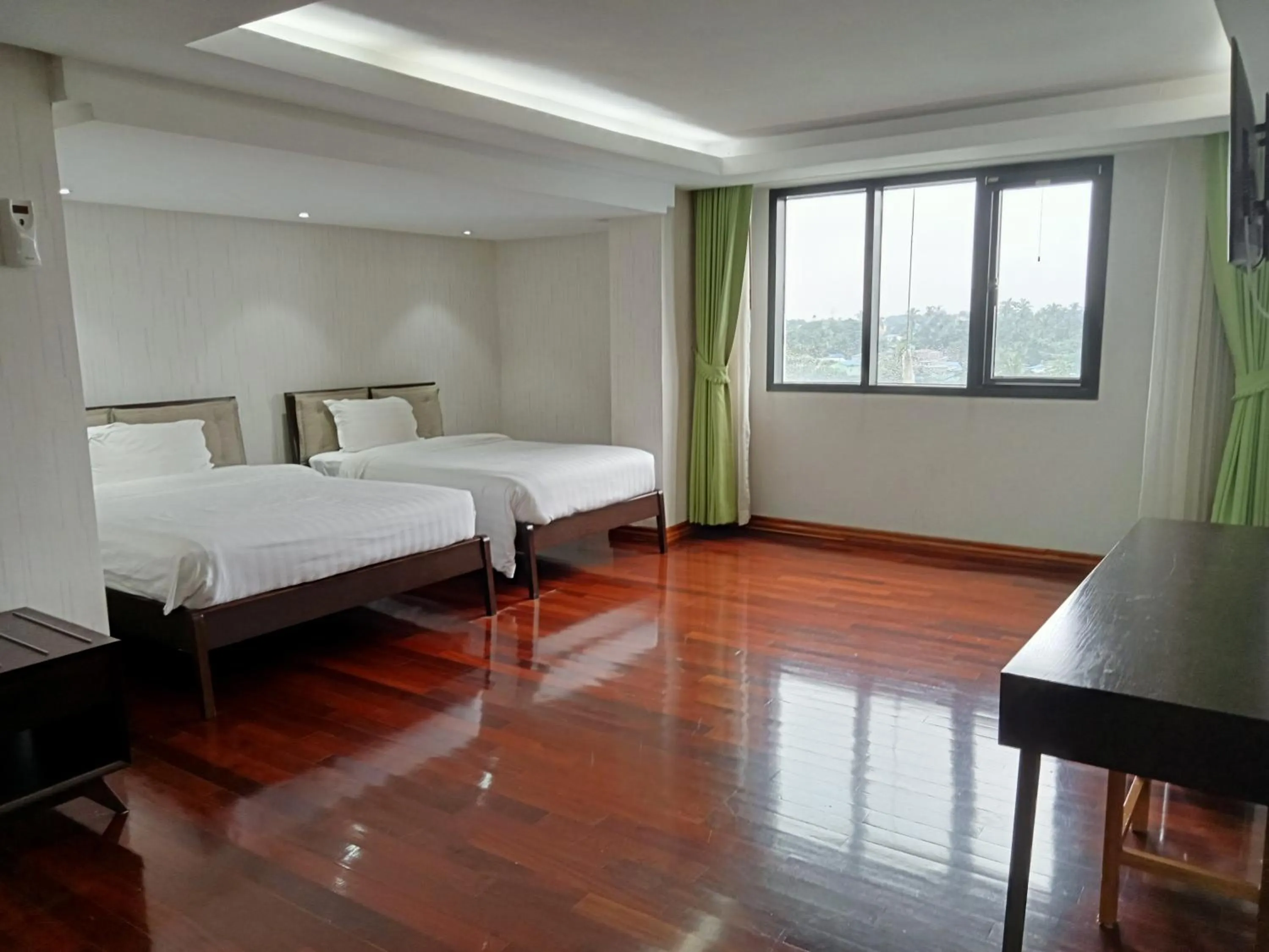 Bed in Myanmar Life Hotel