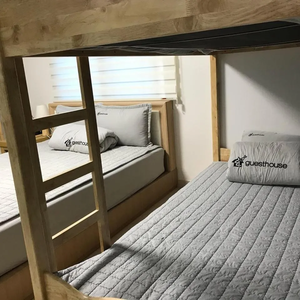 Bed in 24 Guesthouse Suncheon