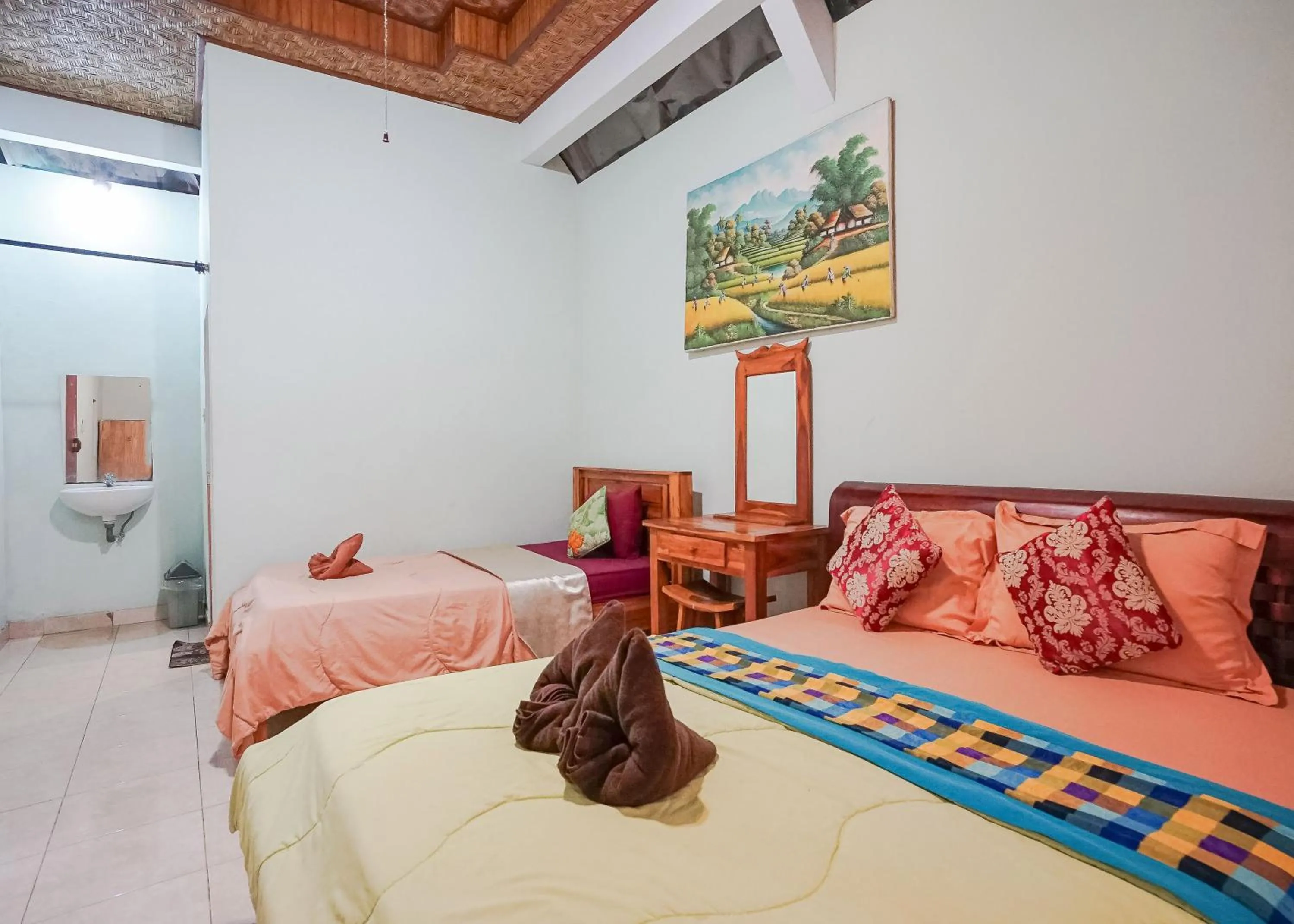 Bedroom, Bed in Aurora House Ubud