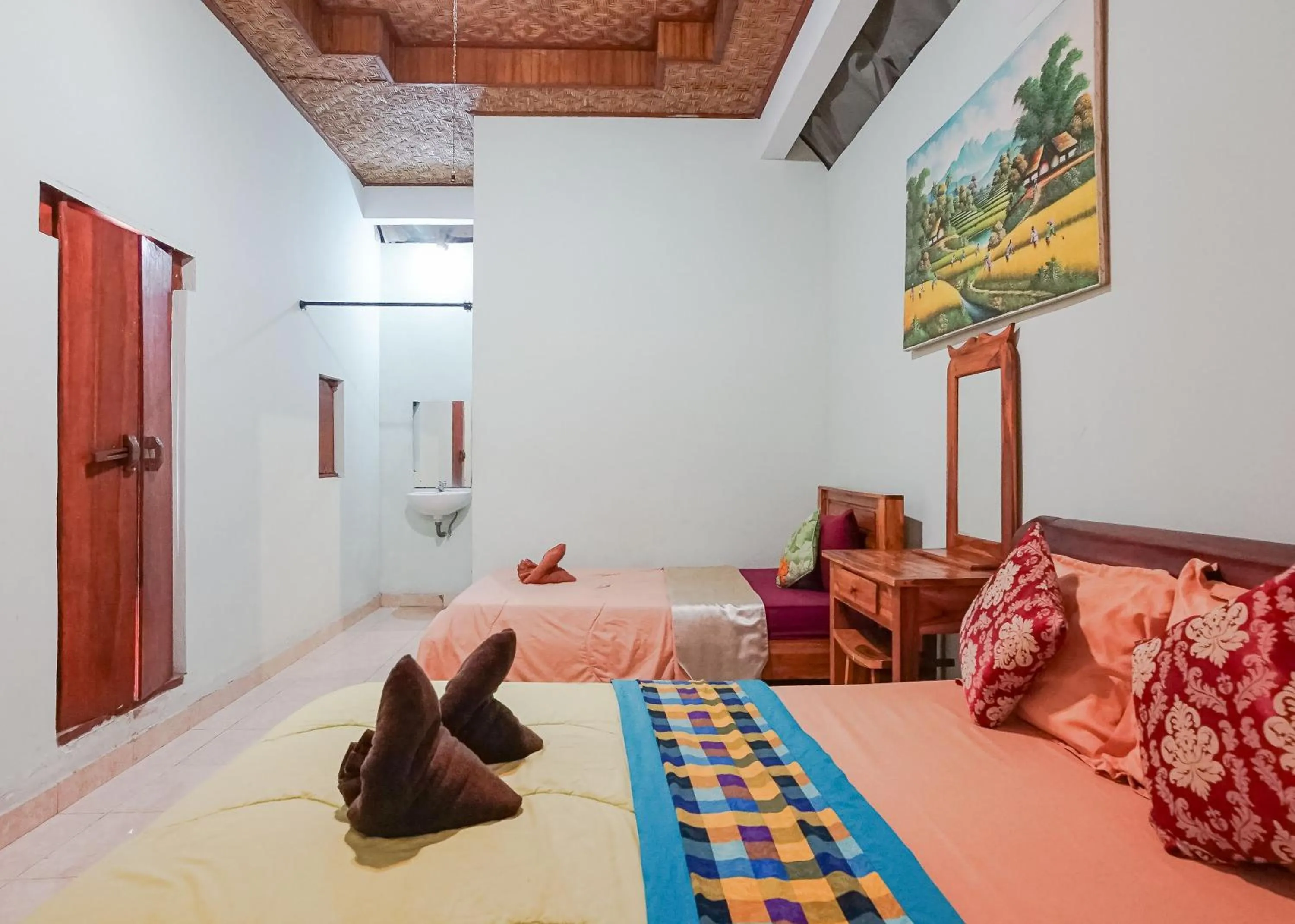 Bedroom, Bed in Aurora House Ubud