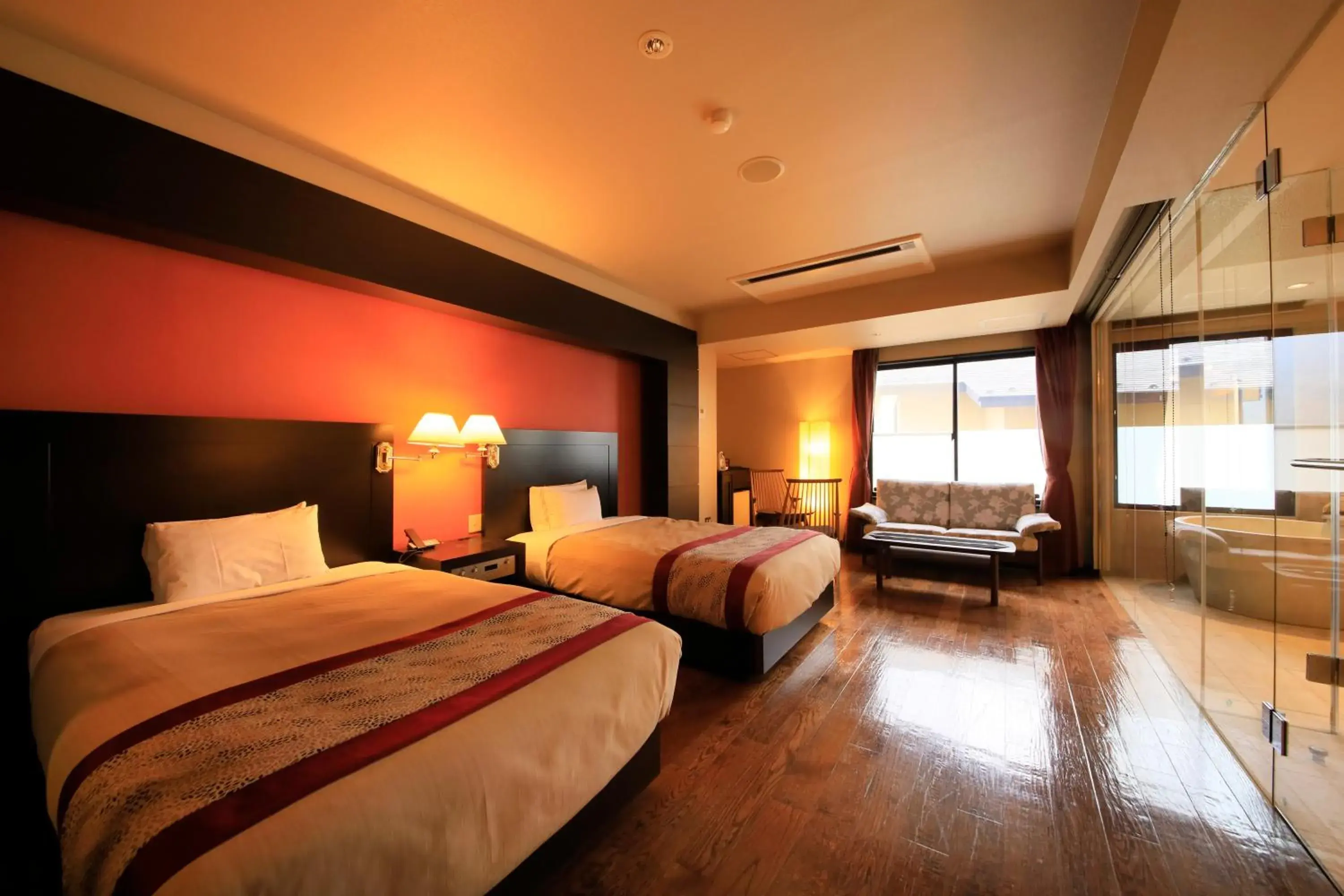 Twin Room with Stone Bathtub - Non-Smoking in Tensui Saryo Twin Room with Stone Bathtub - Non-Smoking in Tensui Saryo