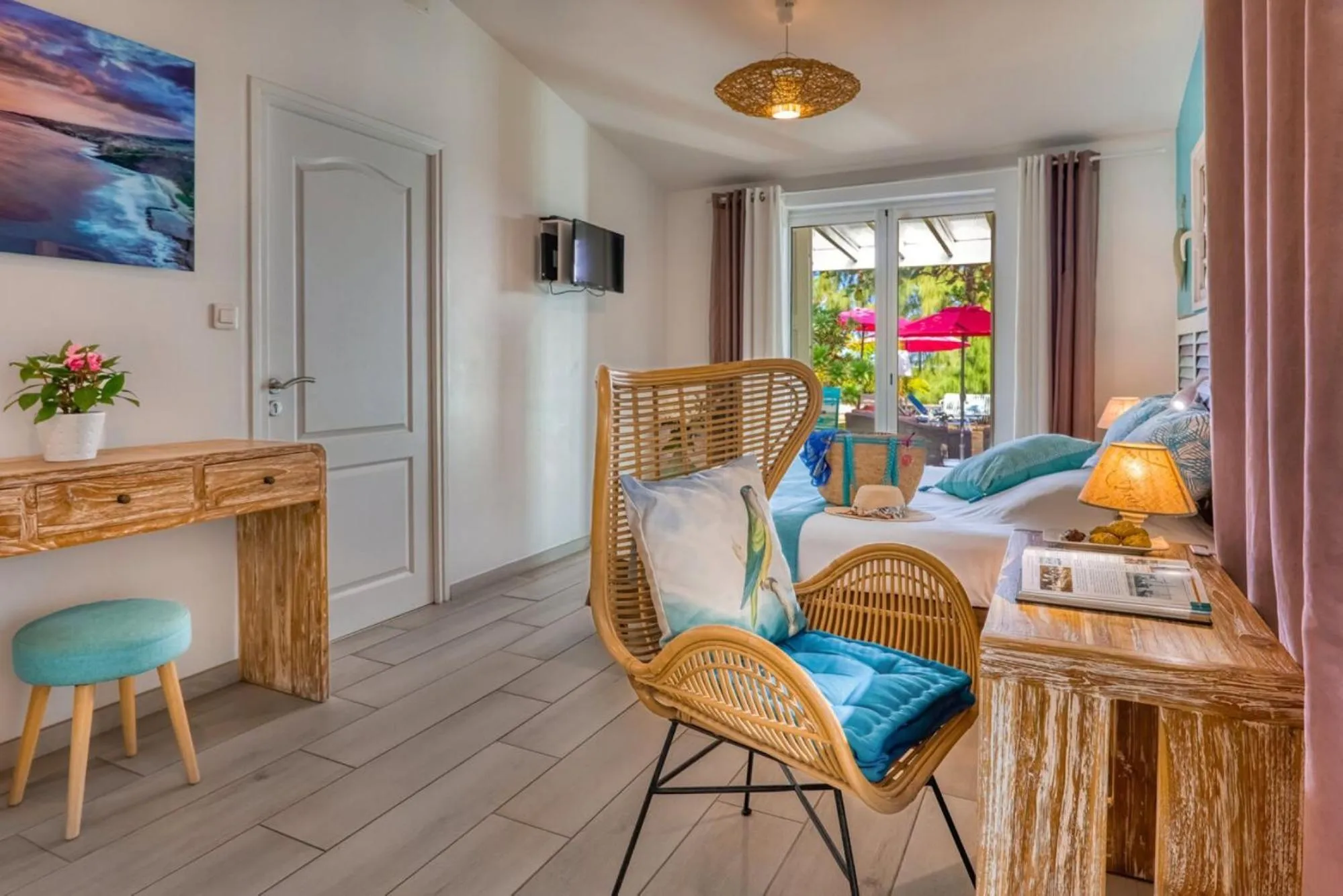 Bedroom in La Villa de la Plage