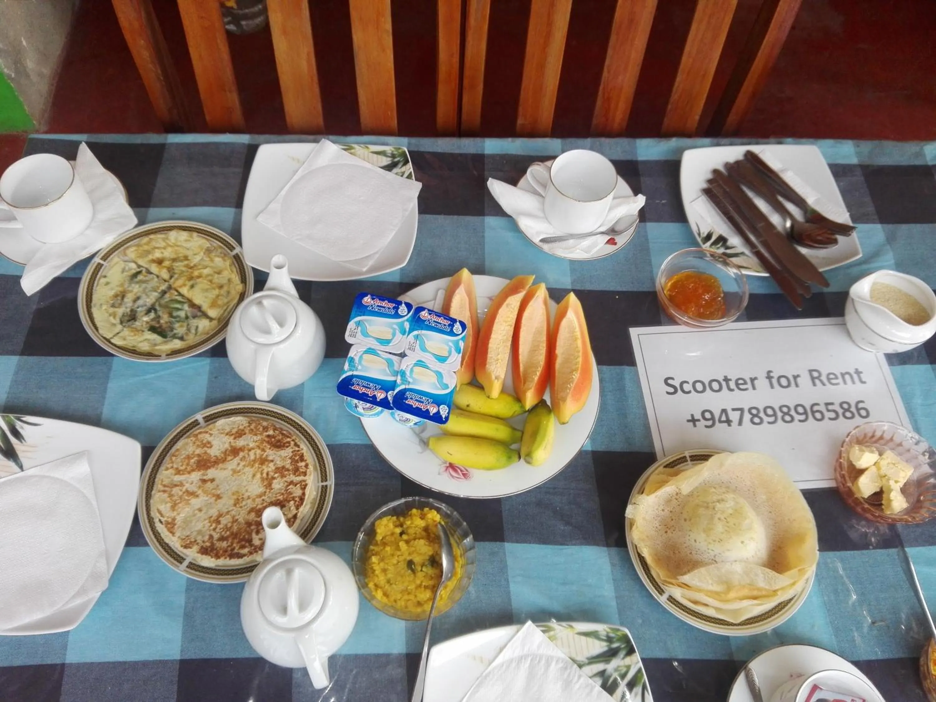 Asian breakfast in Ella New Green View