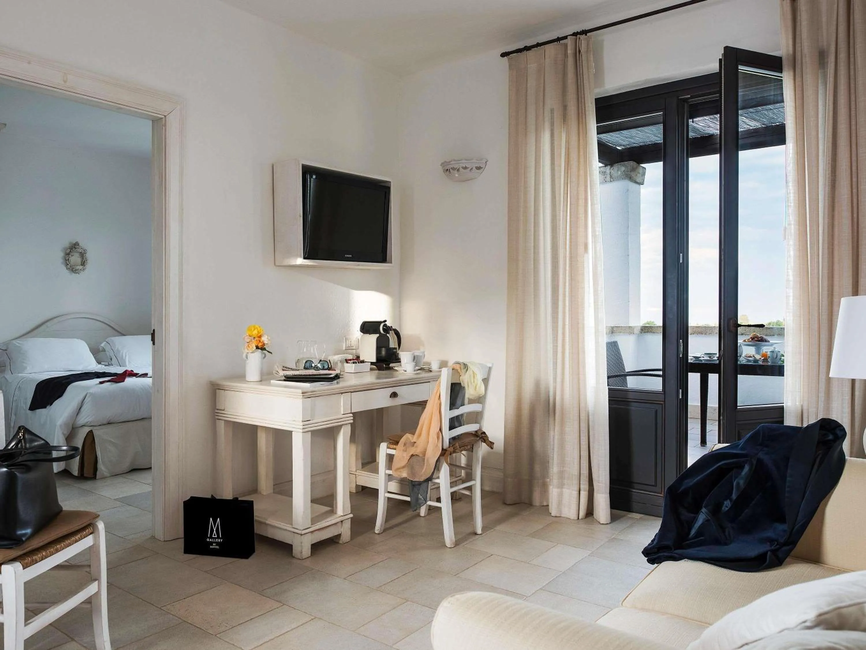 Bedroom, Bed in Borgobianco Resort & Spa Polignano - MGallery Collection