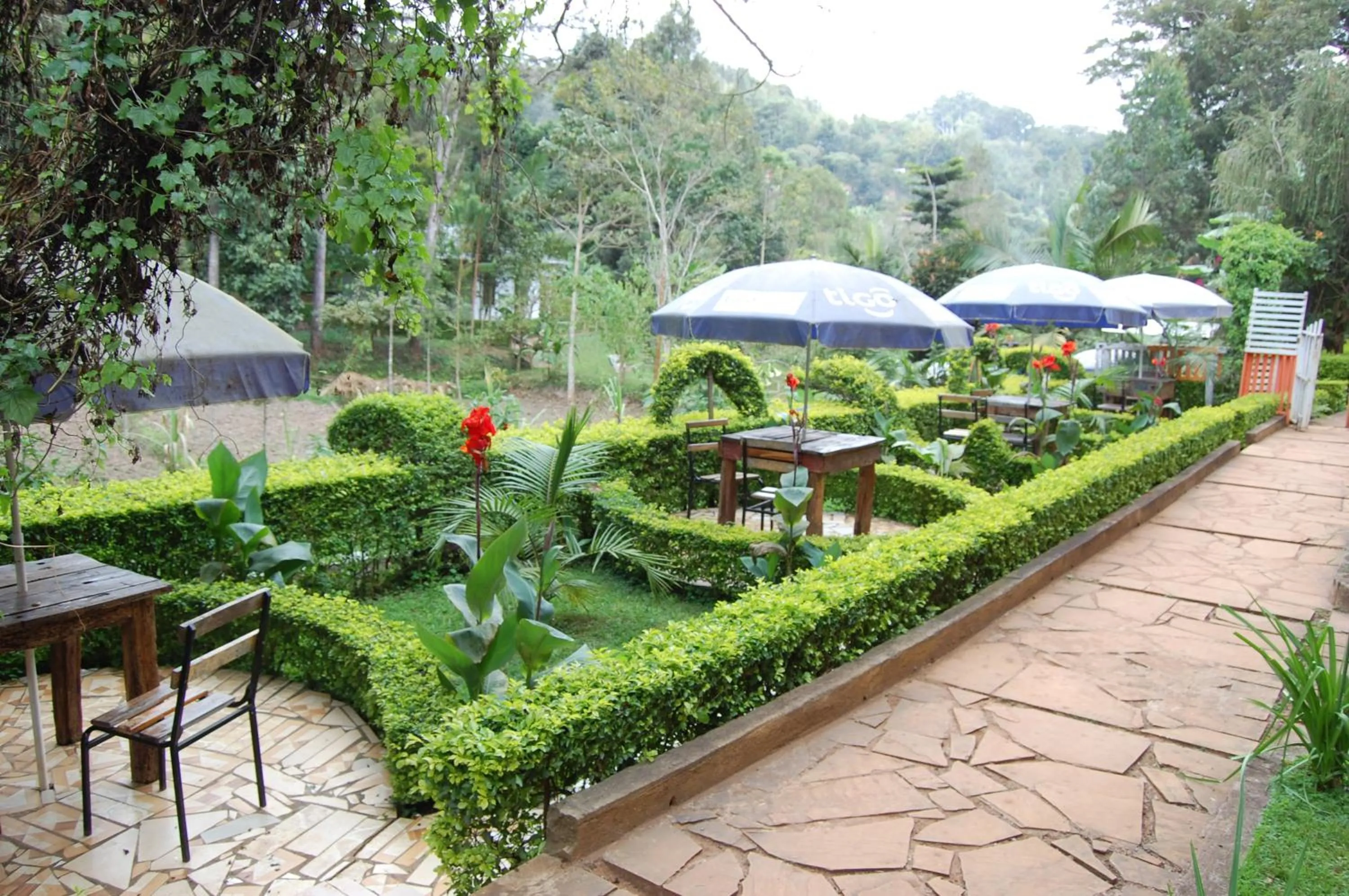 Garden view in Kakakuona Resort