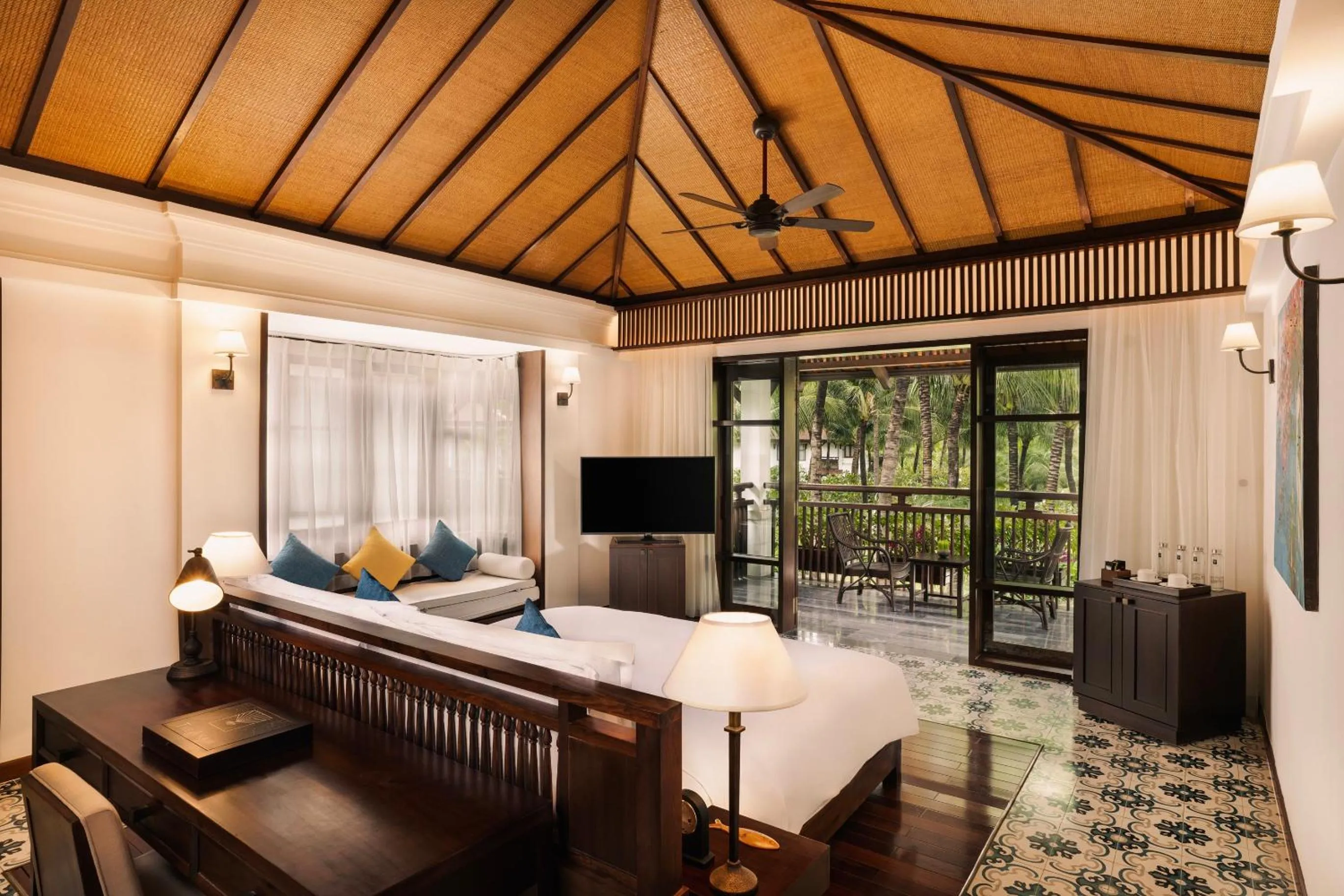 Garden view, Bed in The Anam Cam Ranh