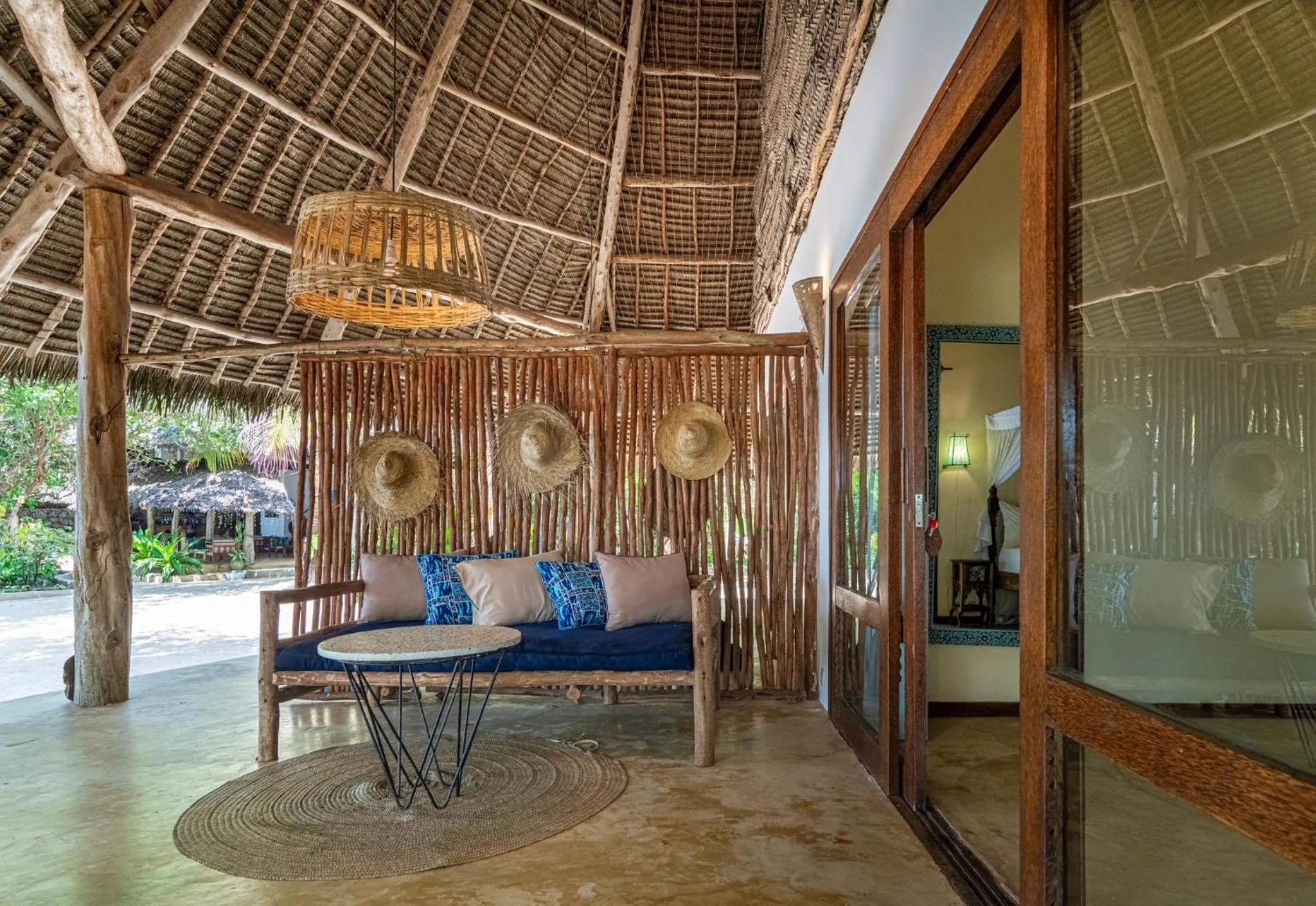 Patio in Marafiki Bungalows