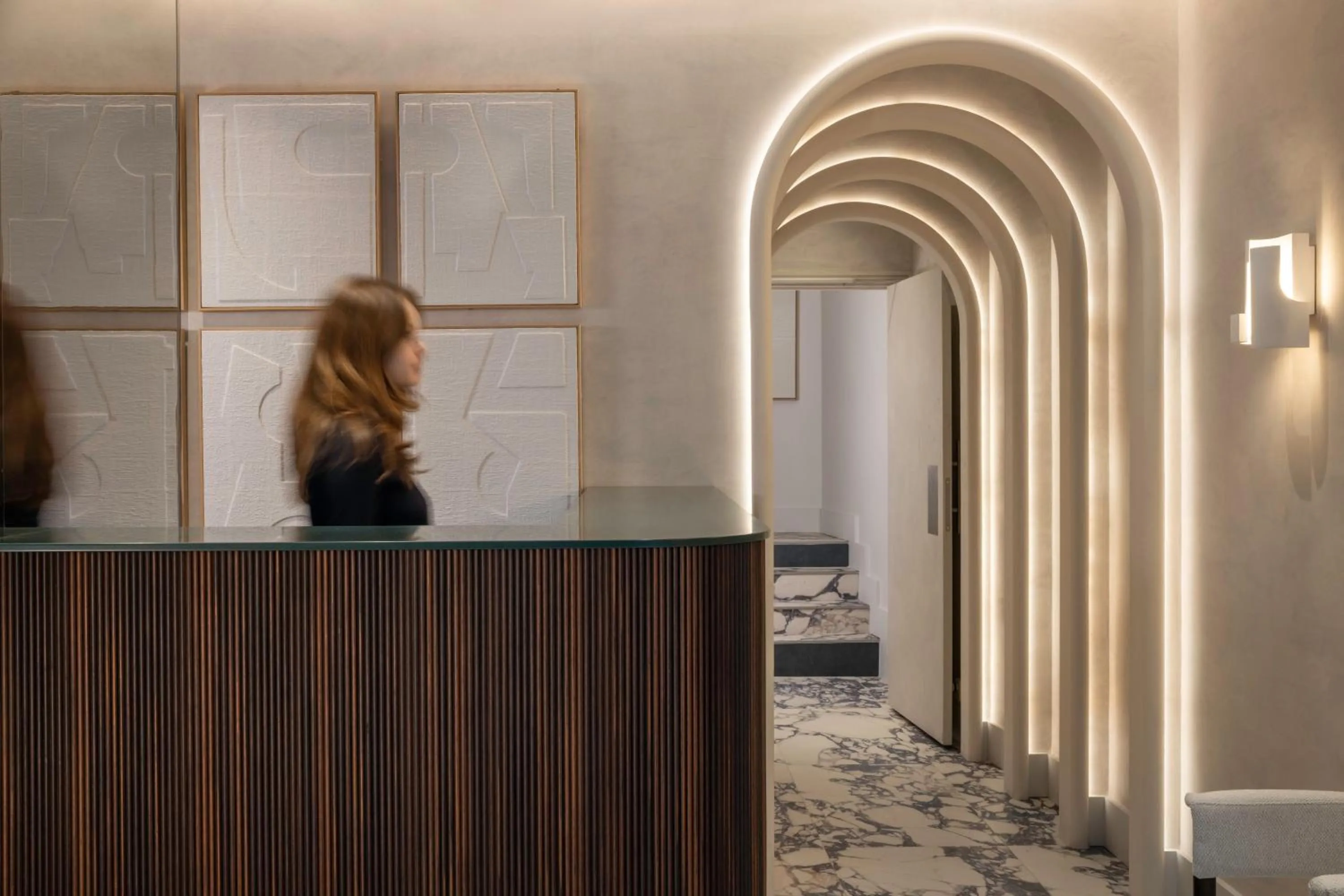 Lobby or reception in Hotel des Carmes by Malone