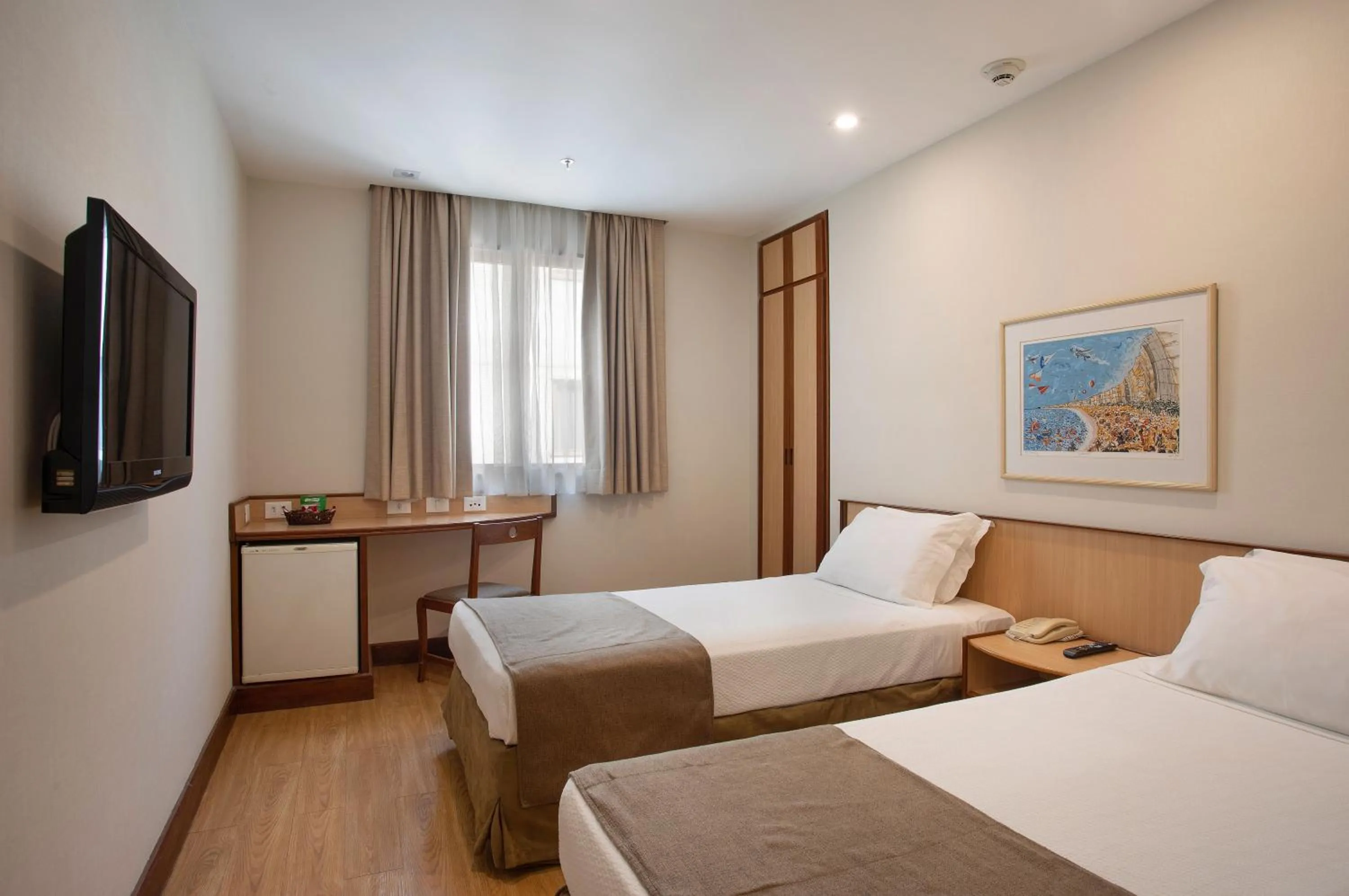 Bedroom, Bed in Windsor Plaza Copacabana