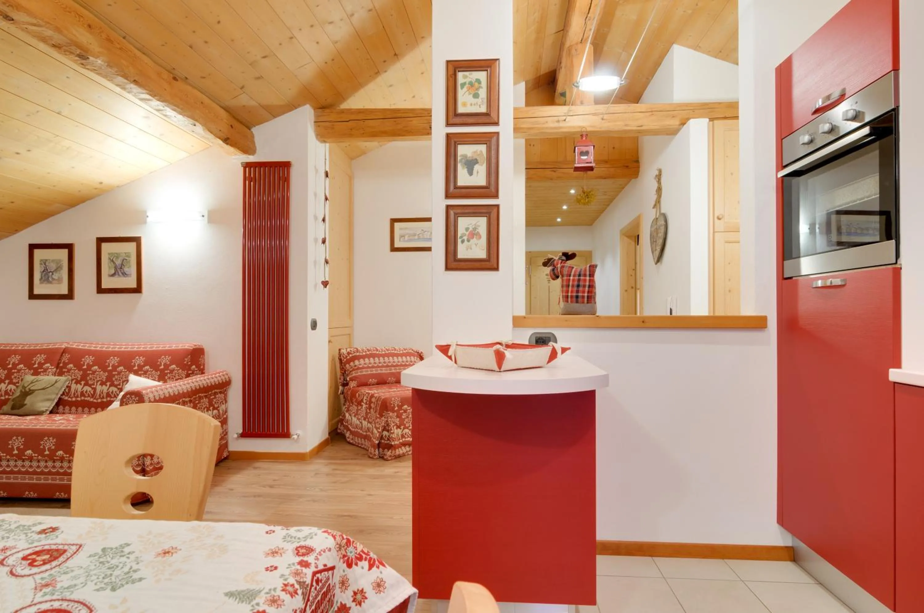 Living room in Apartments Trettel
