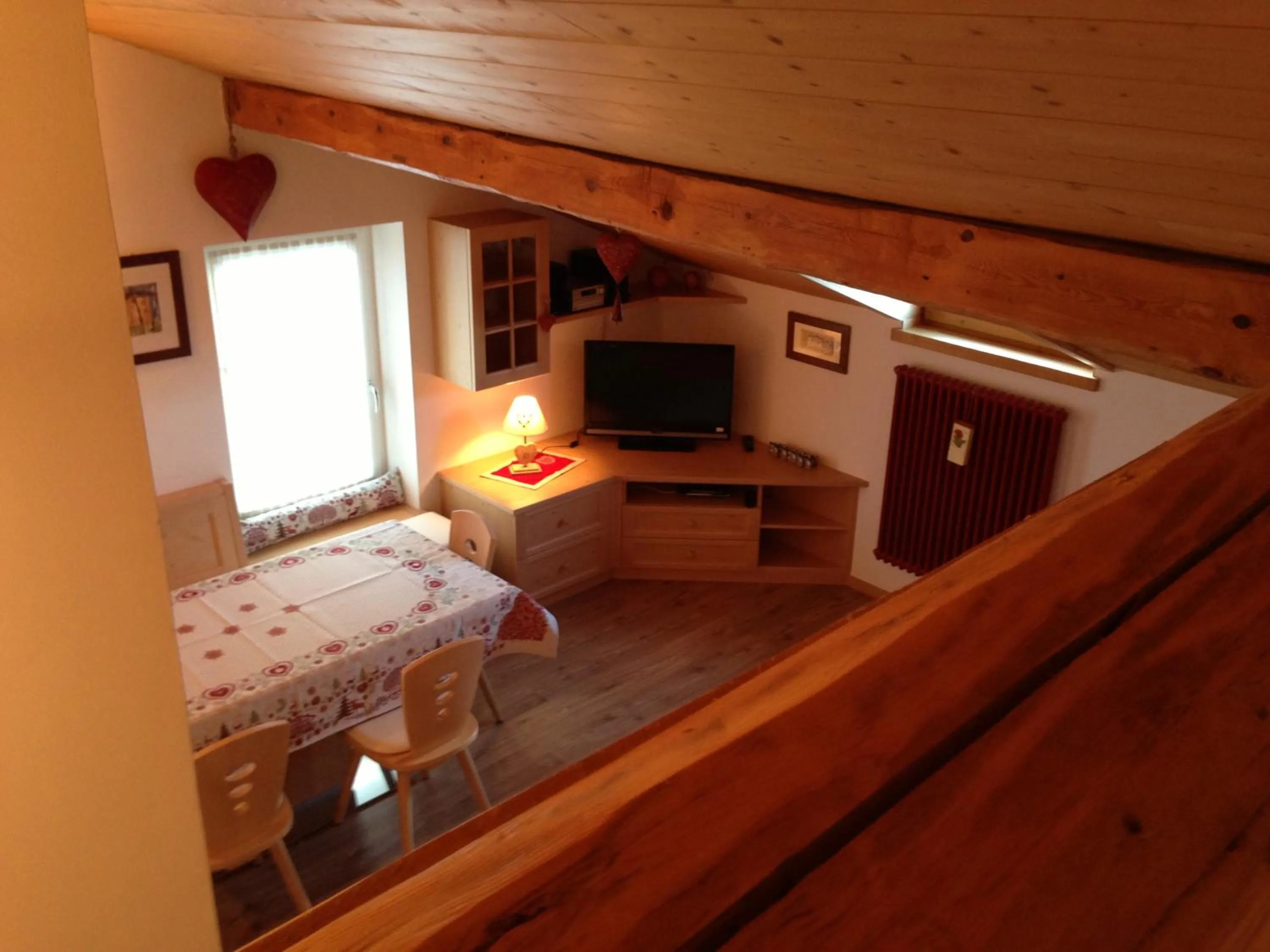 Living room, Bed in Apartments Trettel
