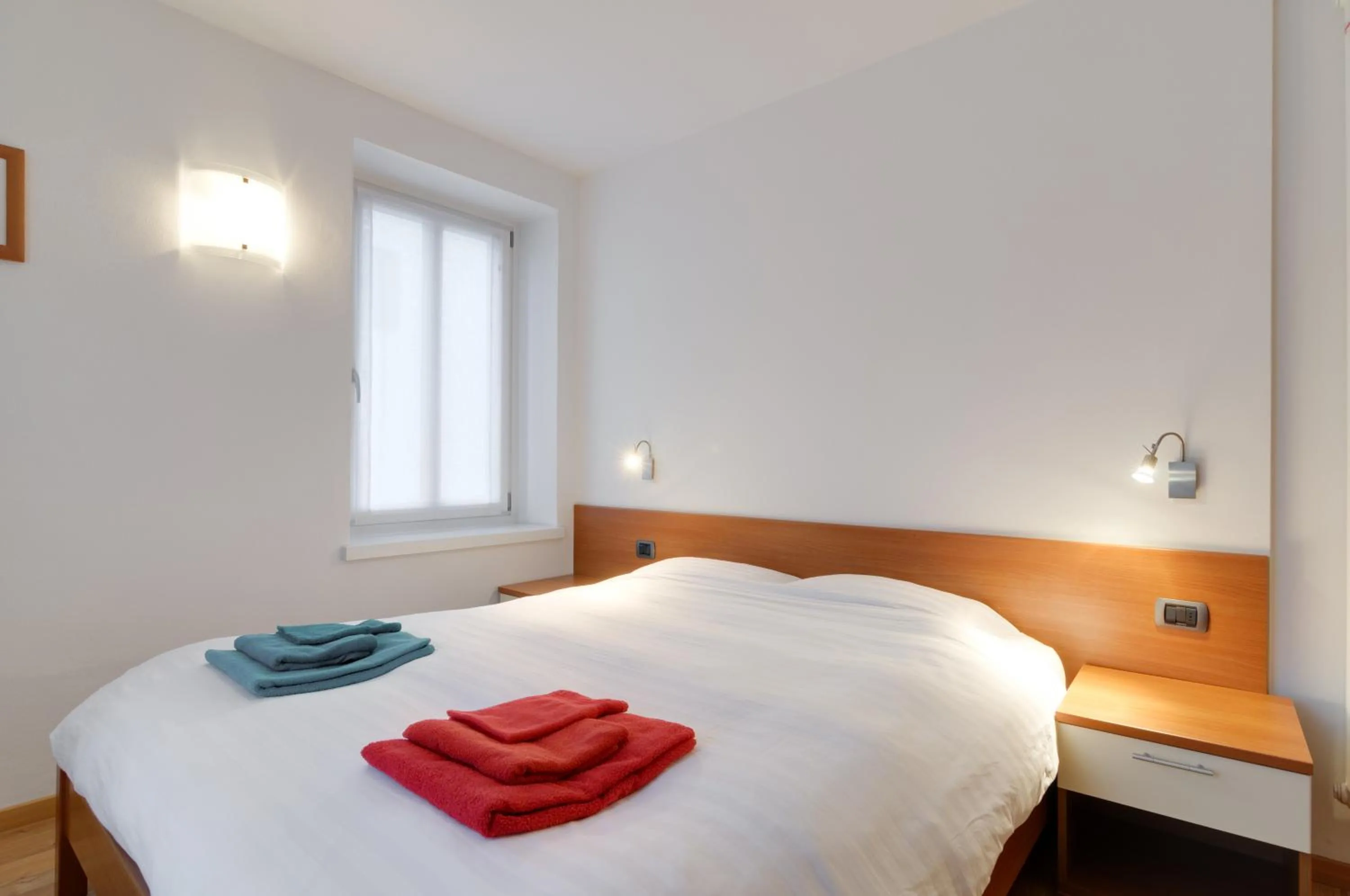 Bedroom, Bed in Apartments Trettel