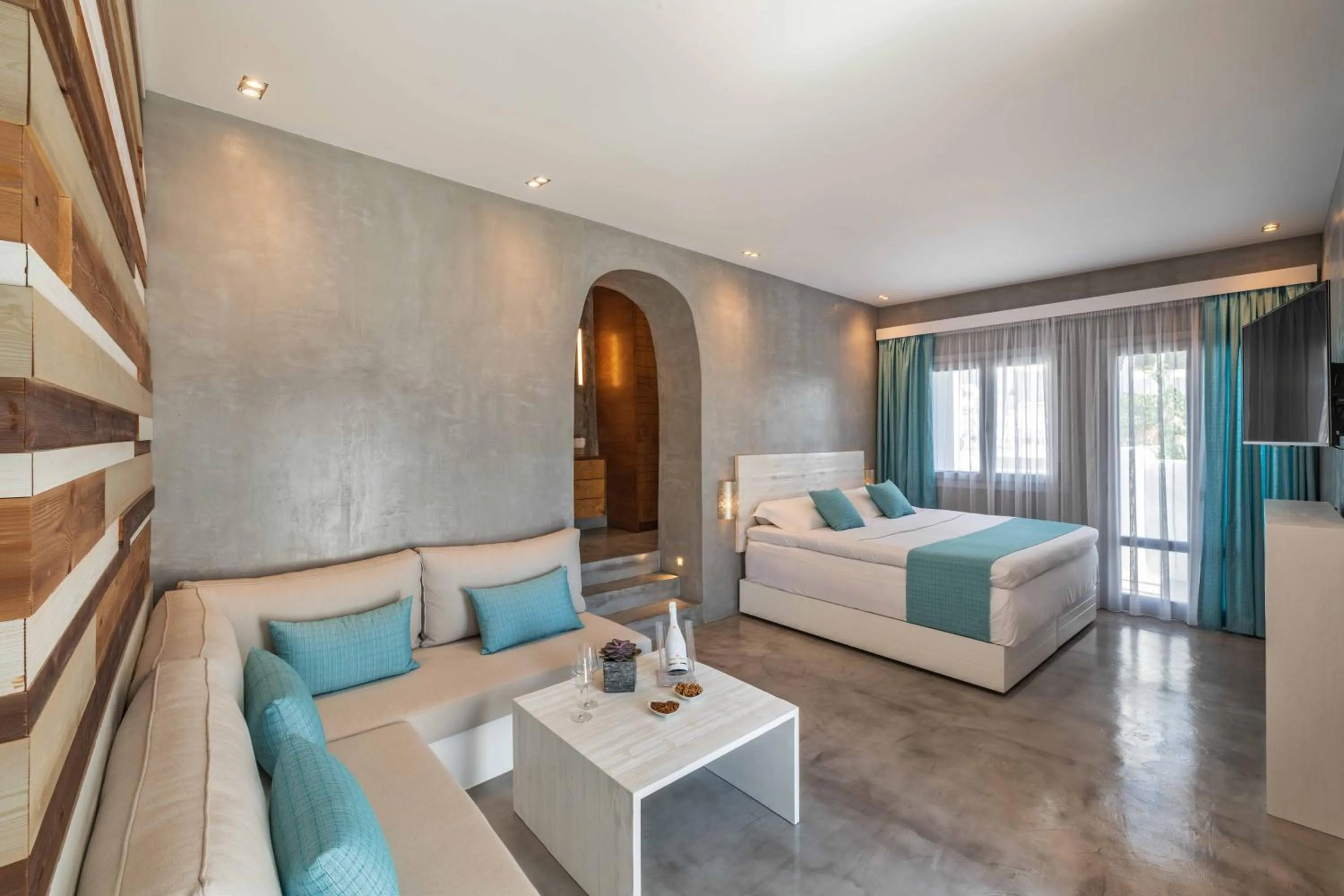 Photo of the whole room, Bed in Melangel