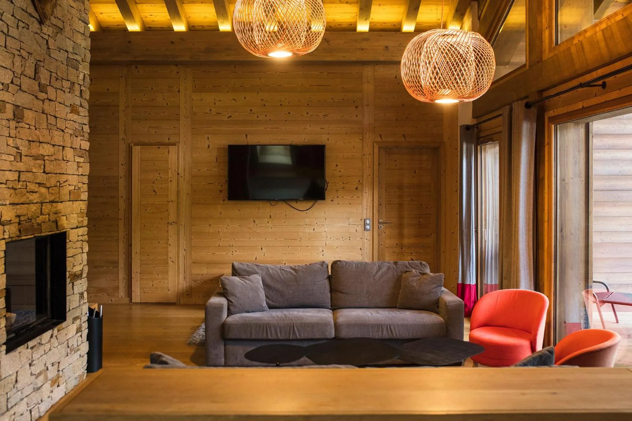 Living room in Les Cimes