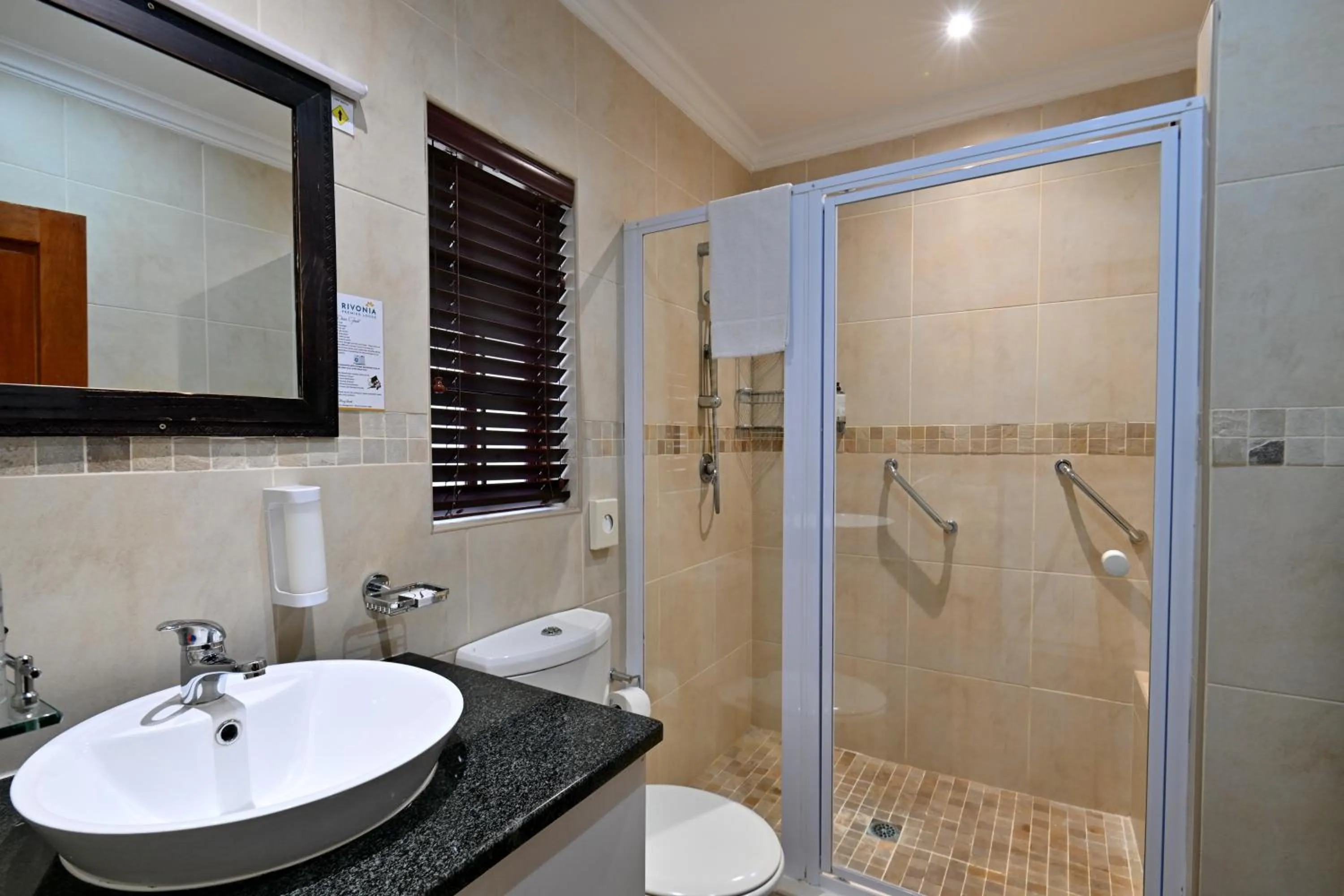 Shower in Rivonia Premier Lodge