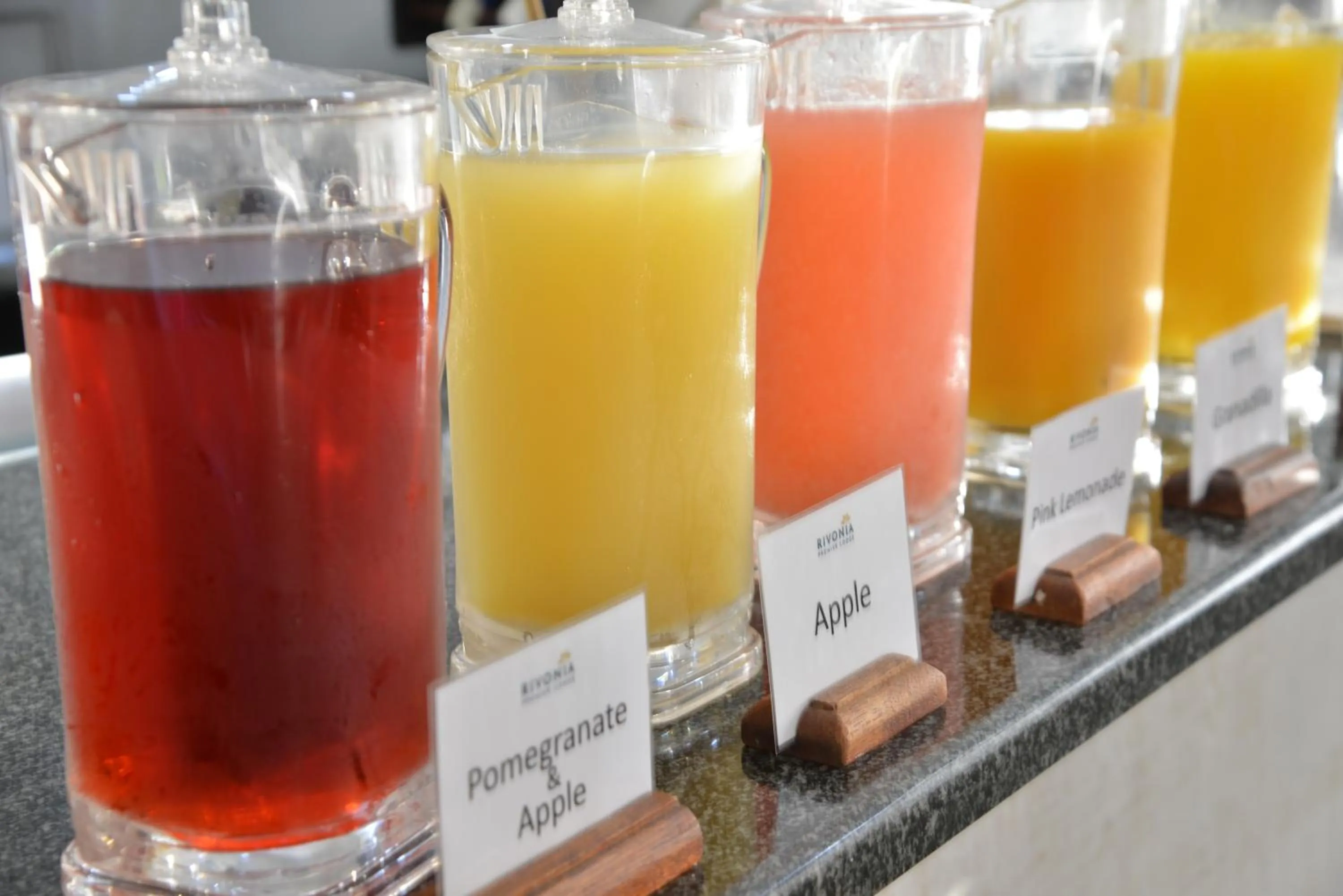 Food and drinks in Rivonia Premier Lodge