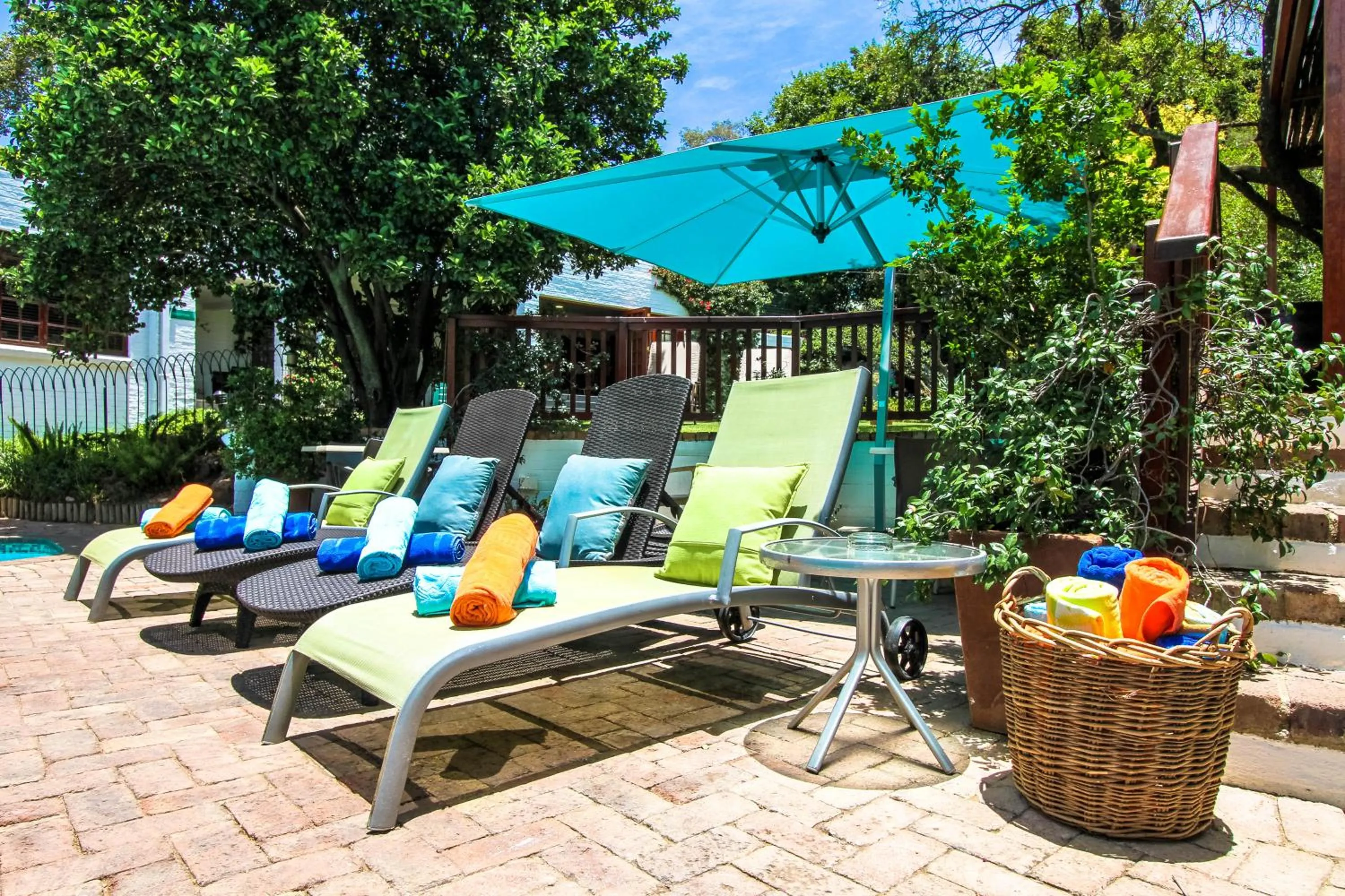 sunbed in Rivonia Premier Lodge