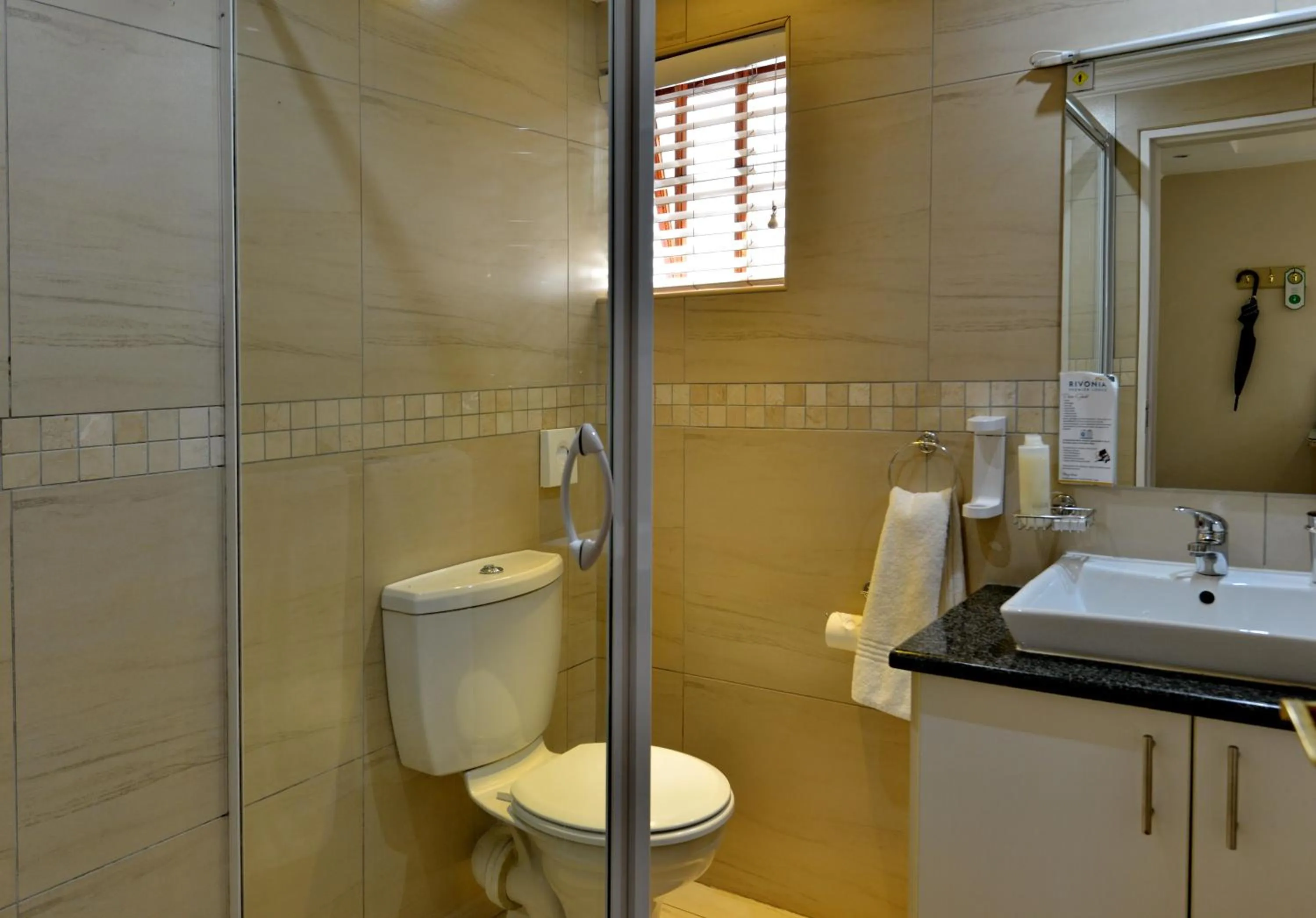 Shower in Rivonia Premier Lodge