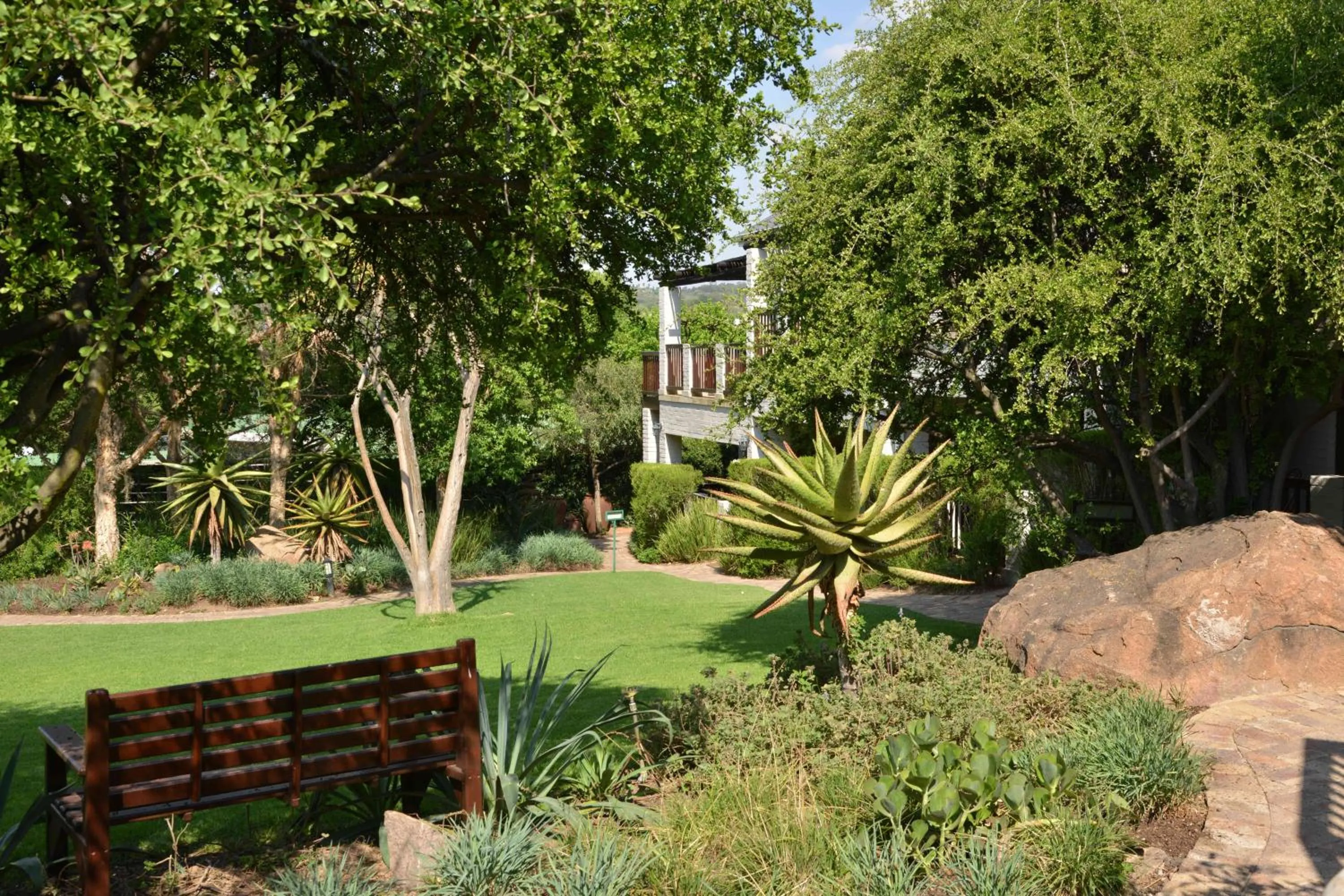Garden view in Rivonia Premier Lodge