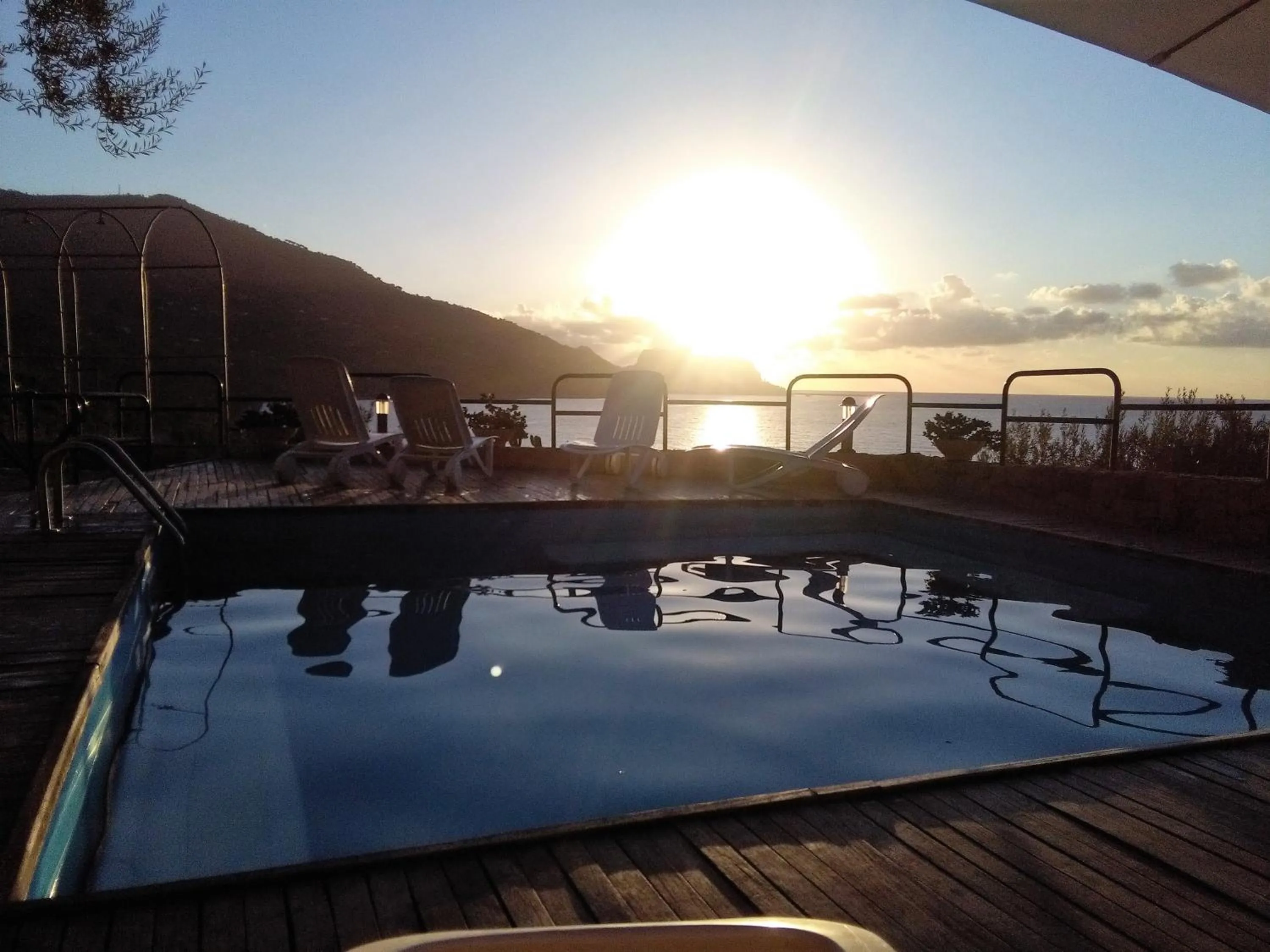 Pool view in Sweet House Salvina