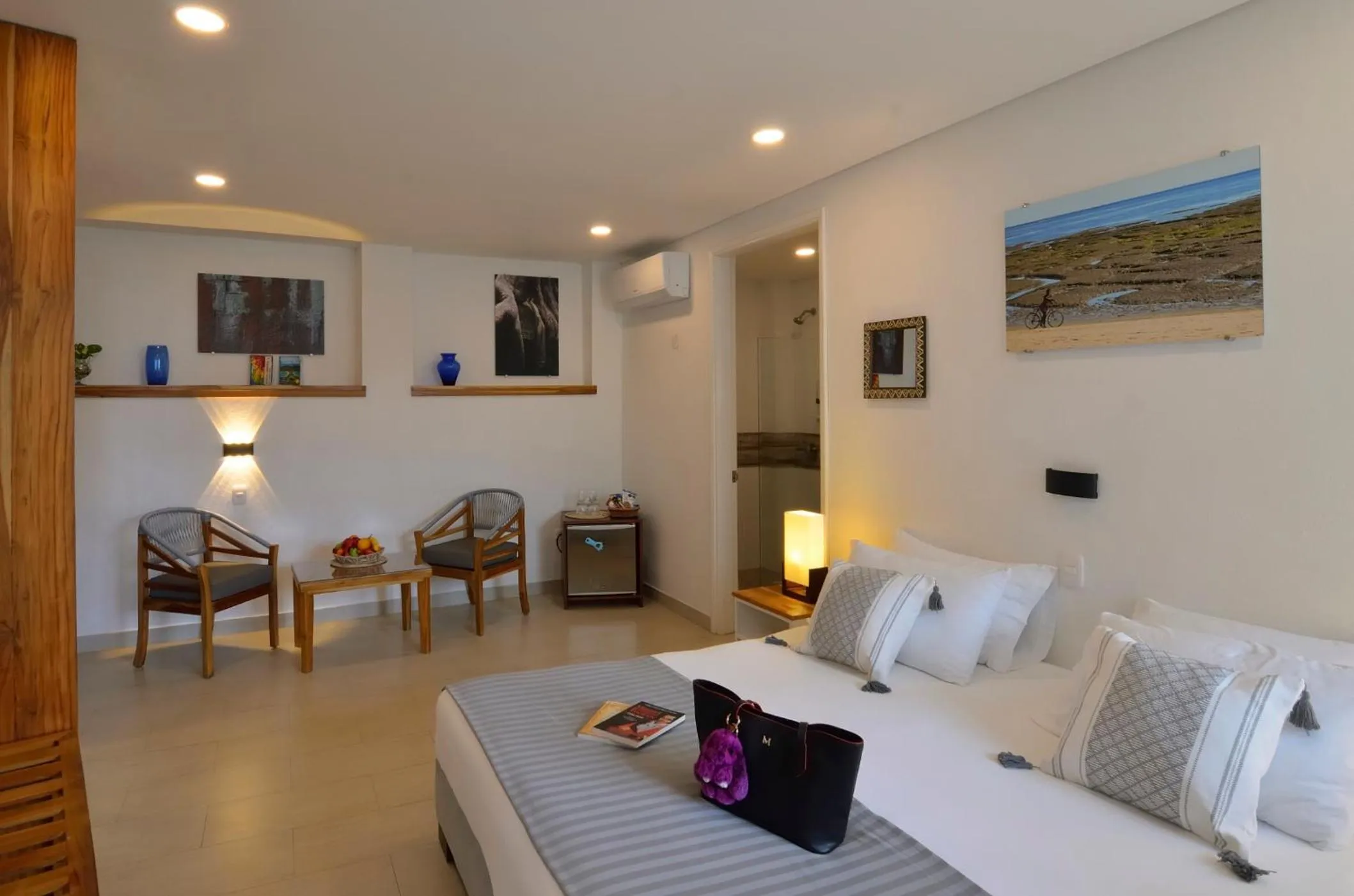 Bed in Hotel Casa Cytia