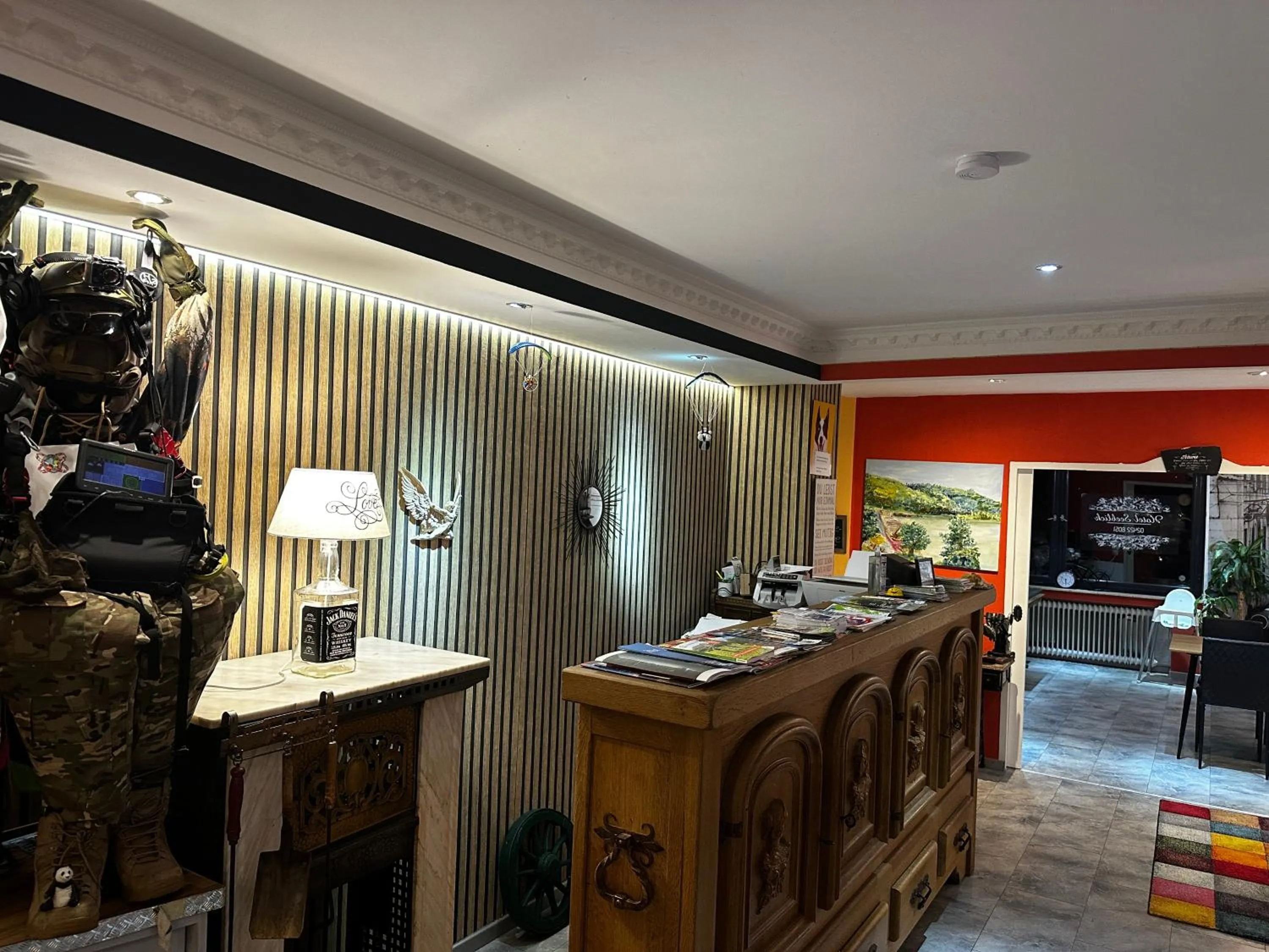 Lobby or reception in Green Seeblick Hotel am See