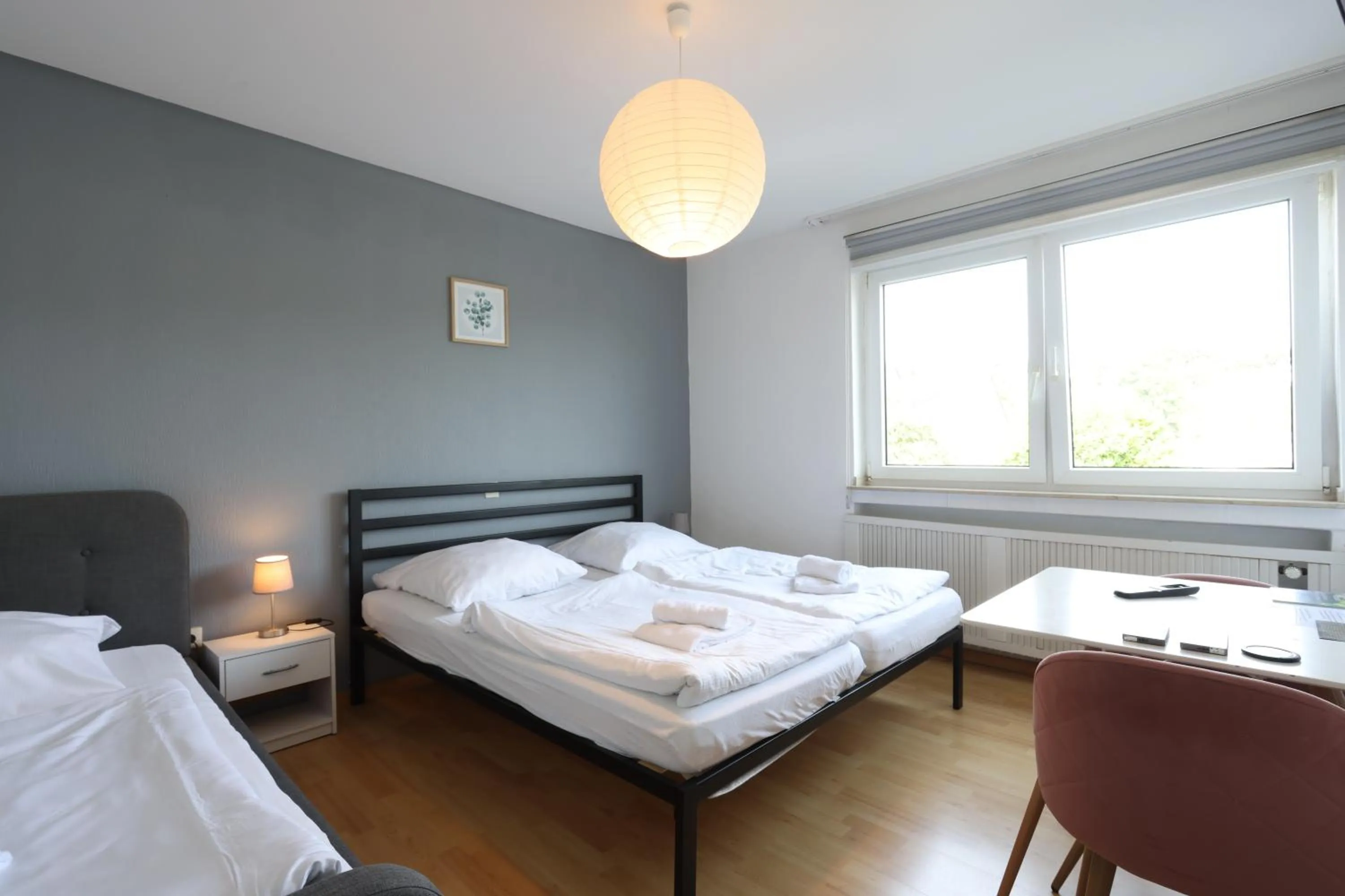 View (from property/room), Bed in Green Seeblick Hotel am See