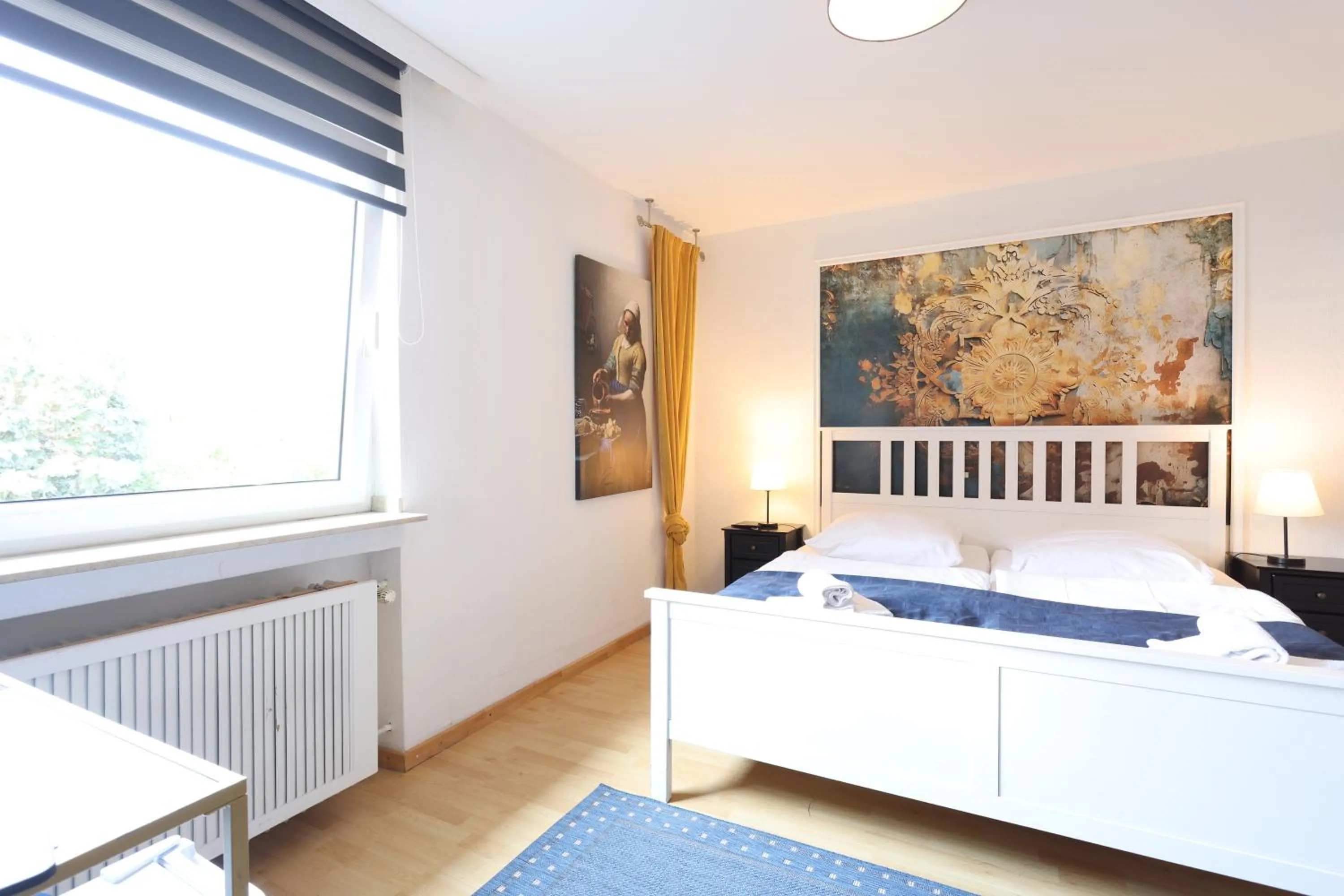 View (from property/room), Bed in Green Seeblick Hotel am See