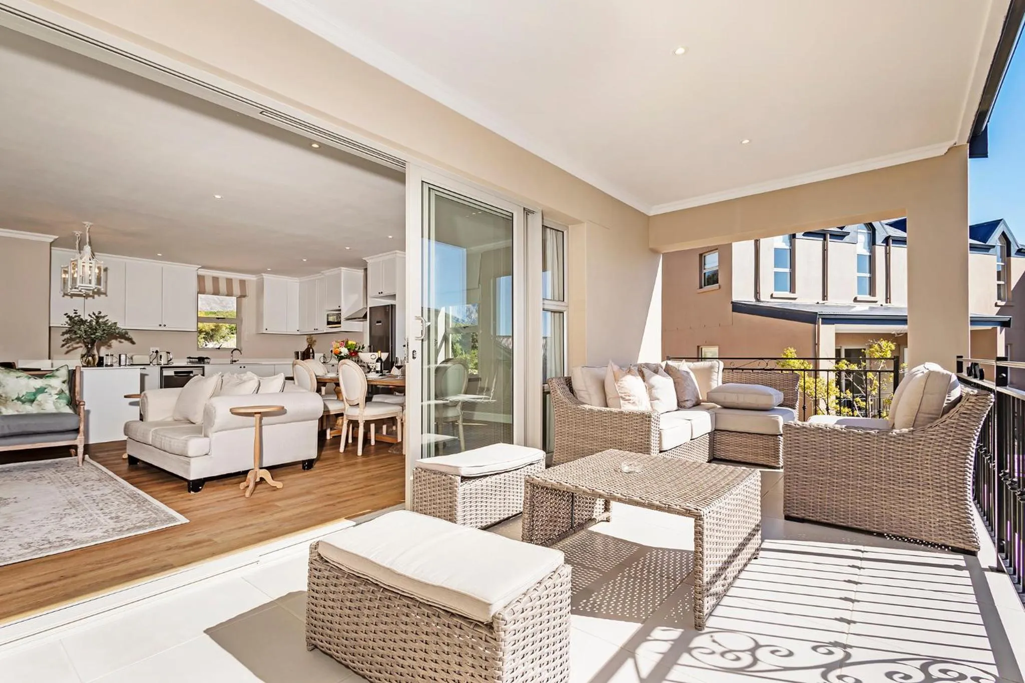 Patio in L'ermitage - Franschhoek Chateau & Villas