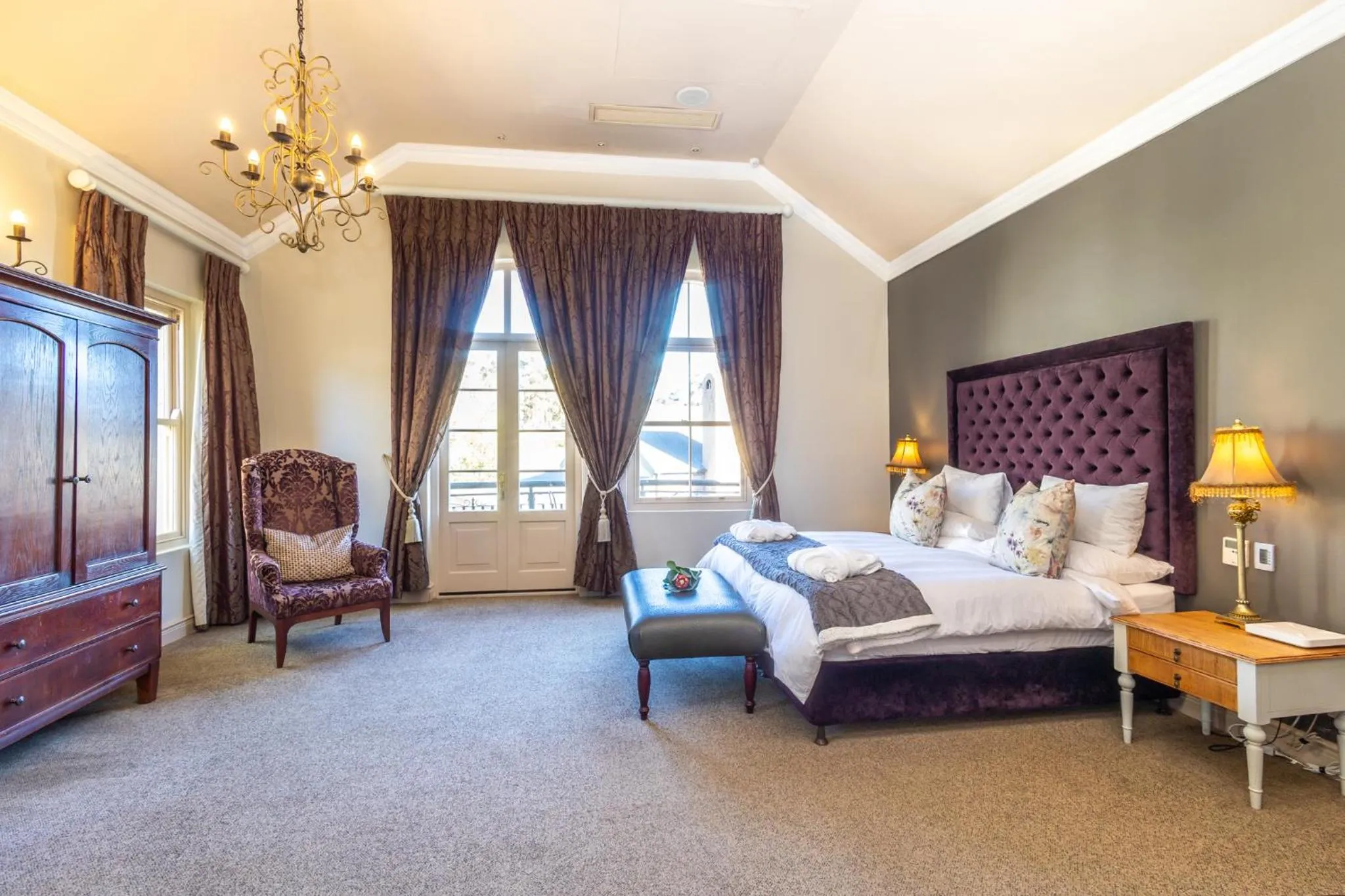 Bed in L'ermitage - Franschhoek Chateau & Villas