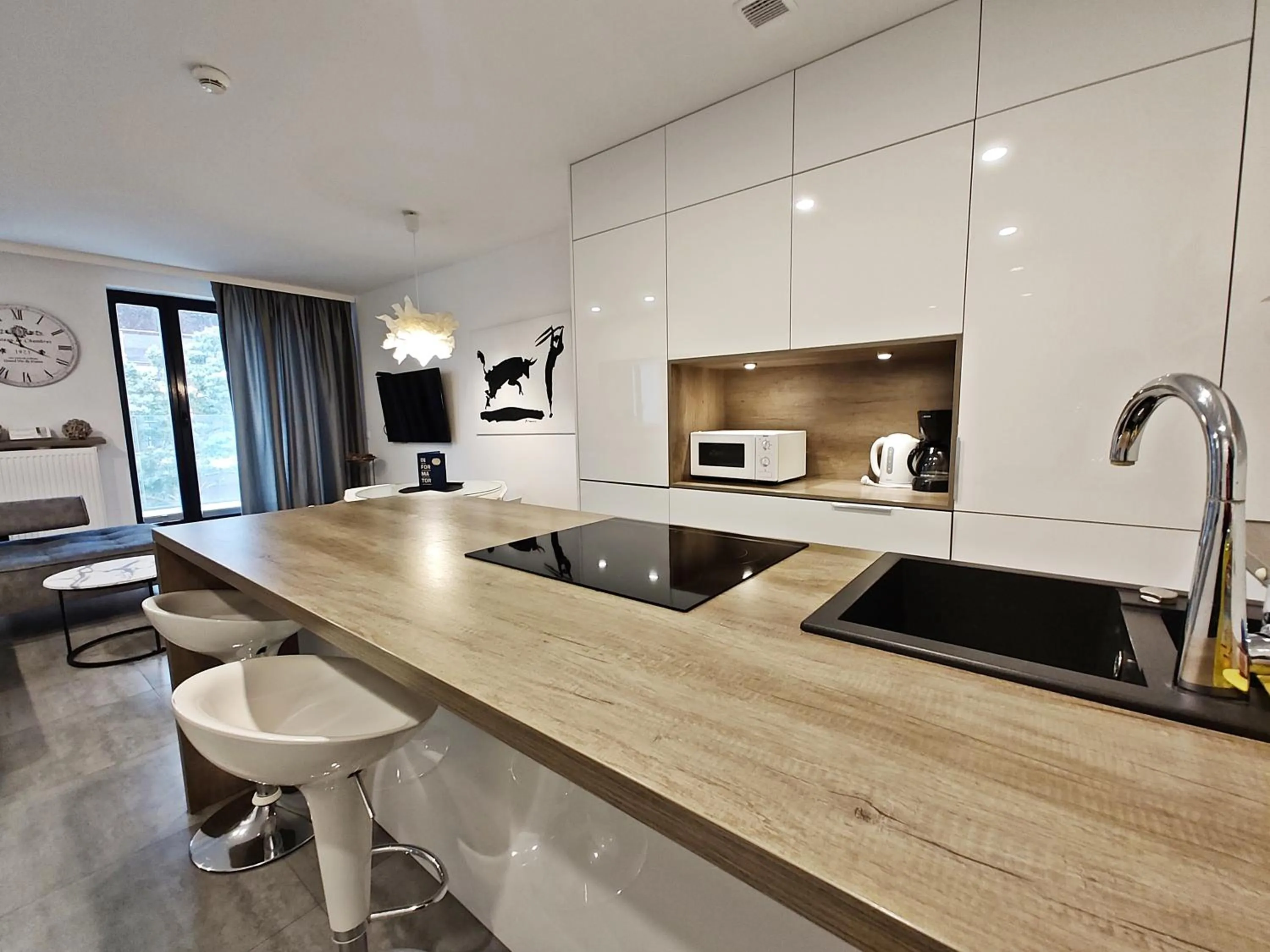 Kitchen or kitchenette in Baltic Park Molo by Baltic Home